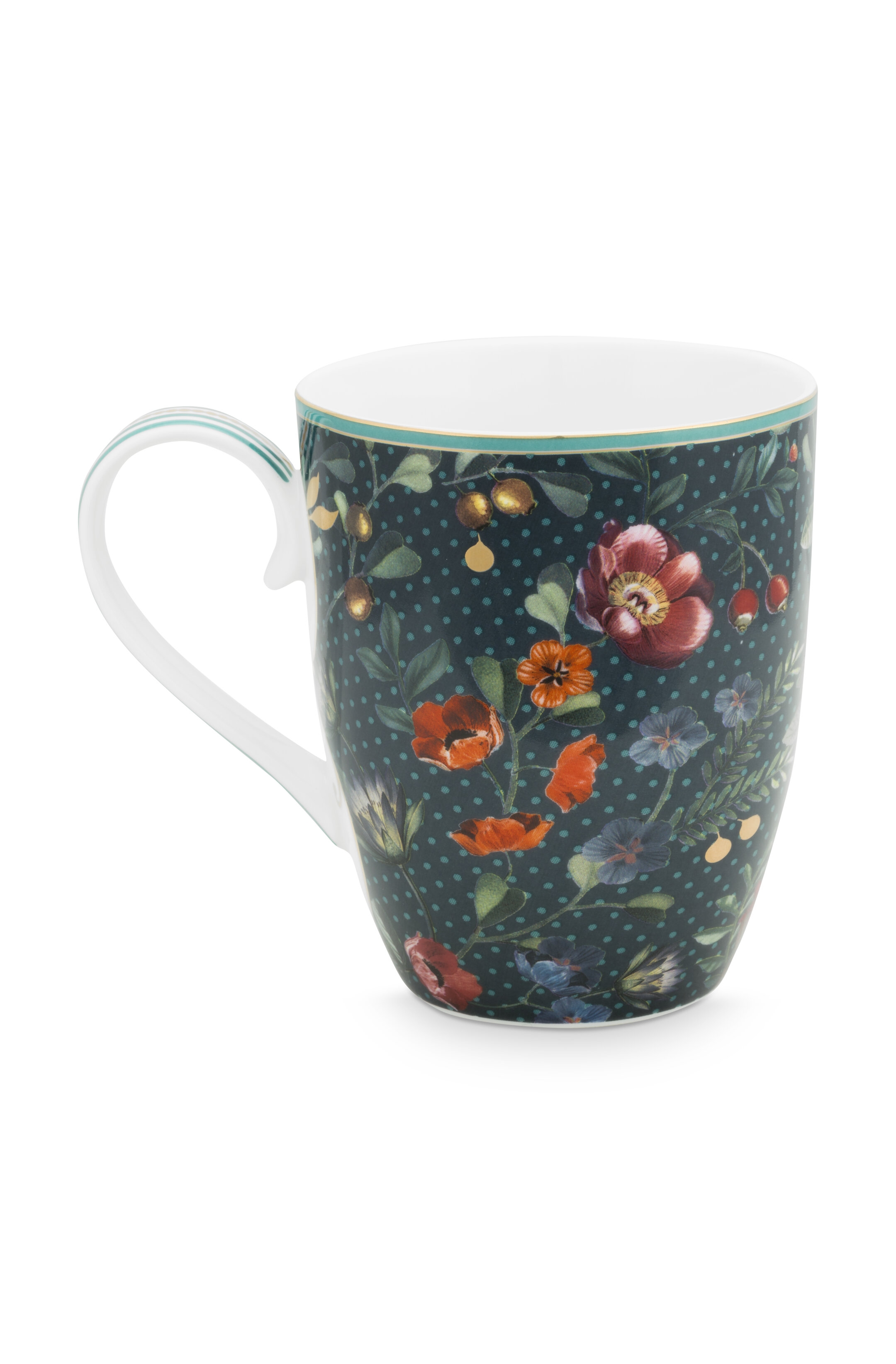 Pip Studio Winter Wonderland große Tasse dunkelblau