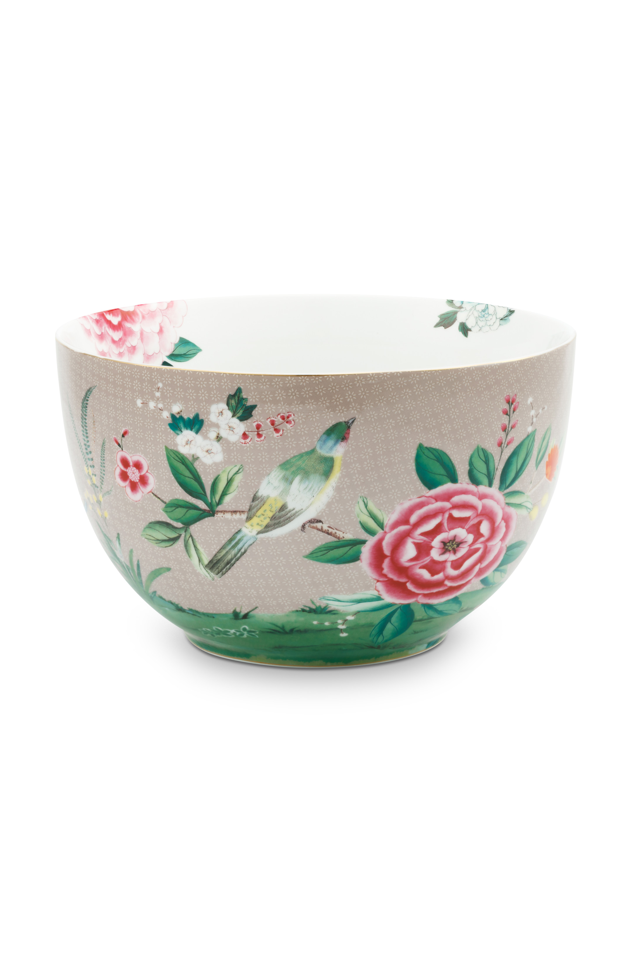 Pip Studio Blushing Birds Khaki Bowl (23cm)