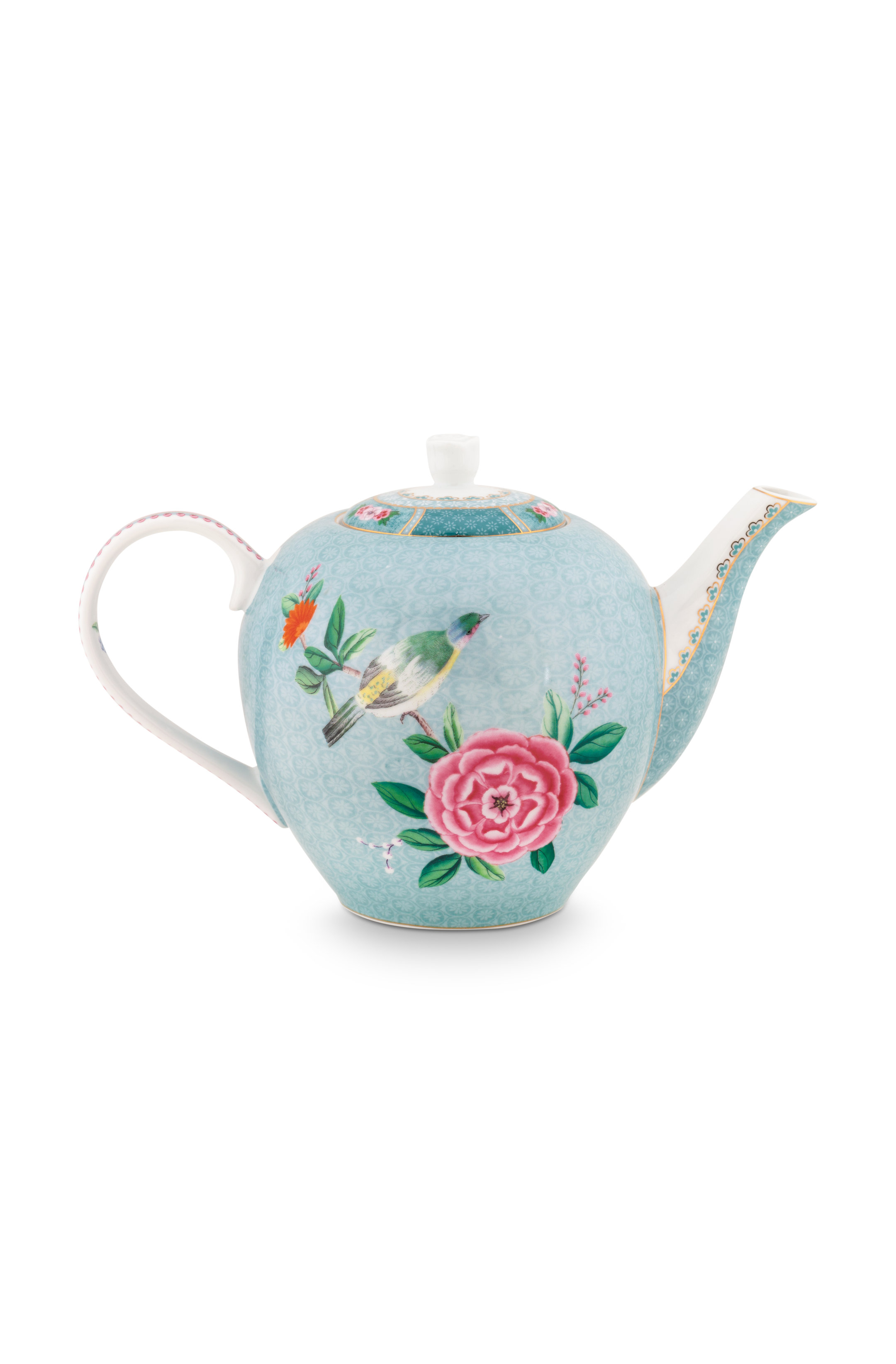 Pip Studio Blushing Birds Blue Teapot Large