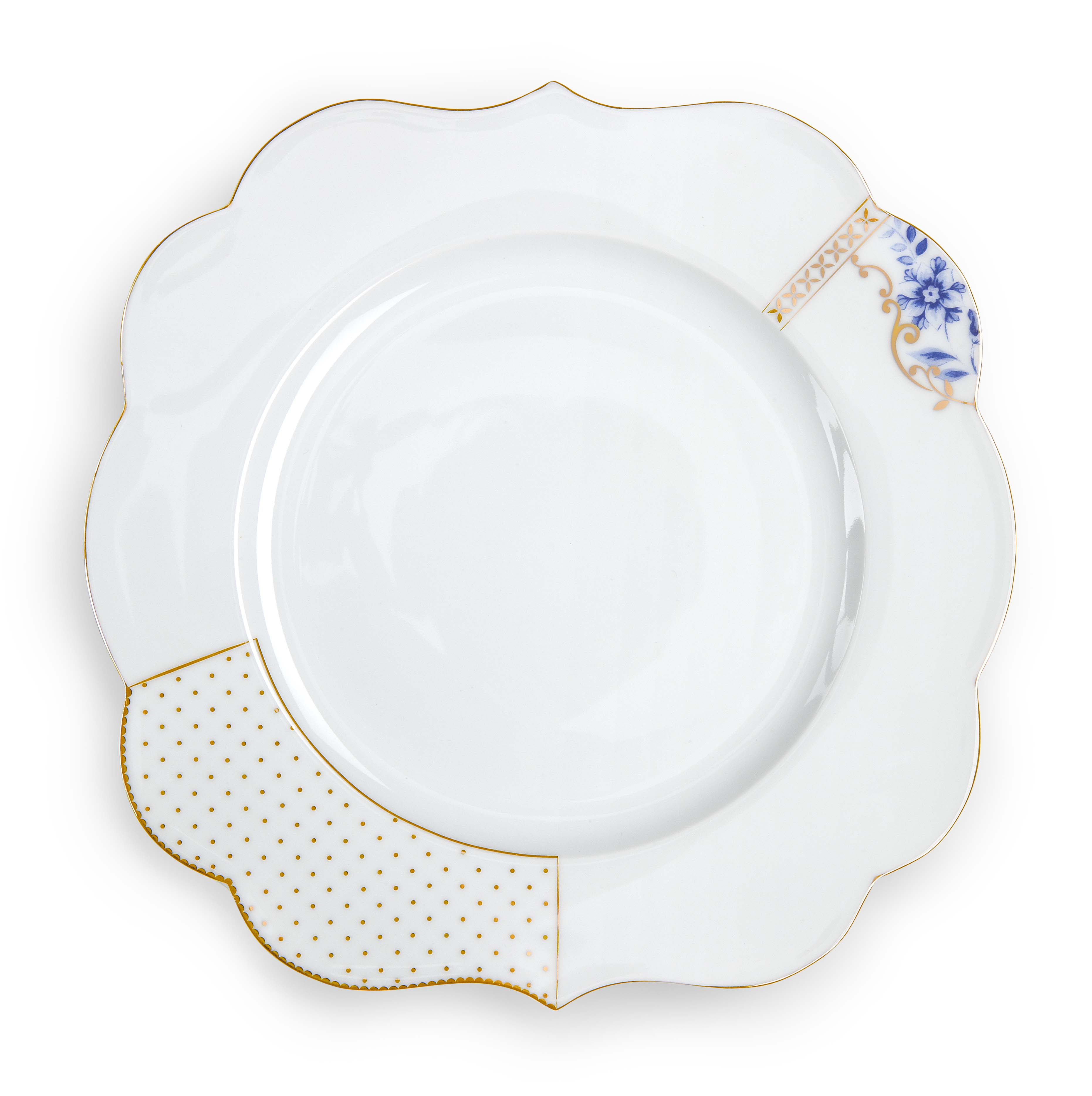 Pip Studio Royal White Plate (28cm)