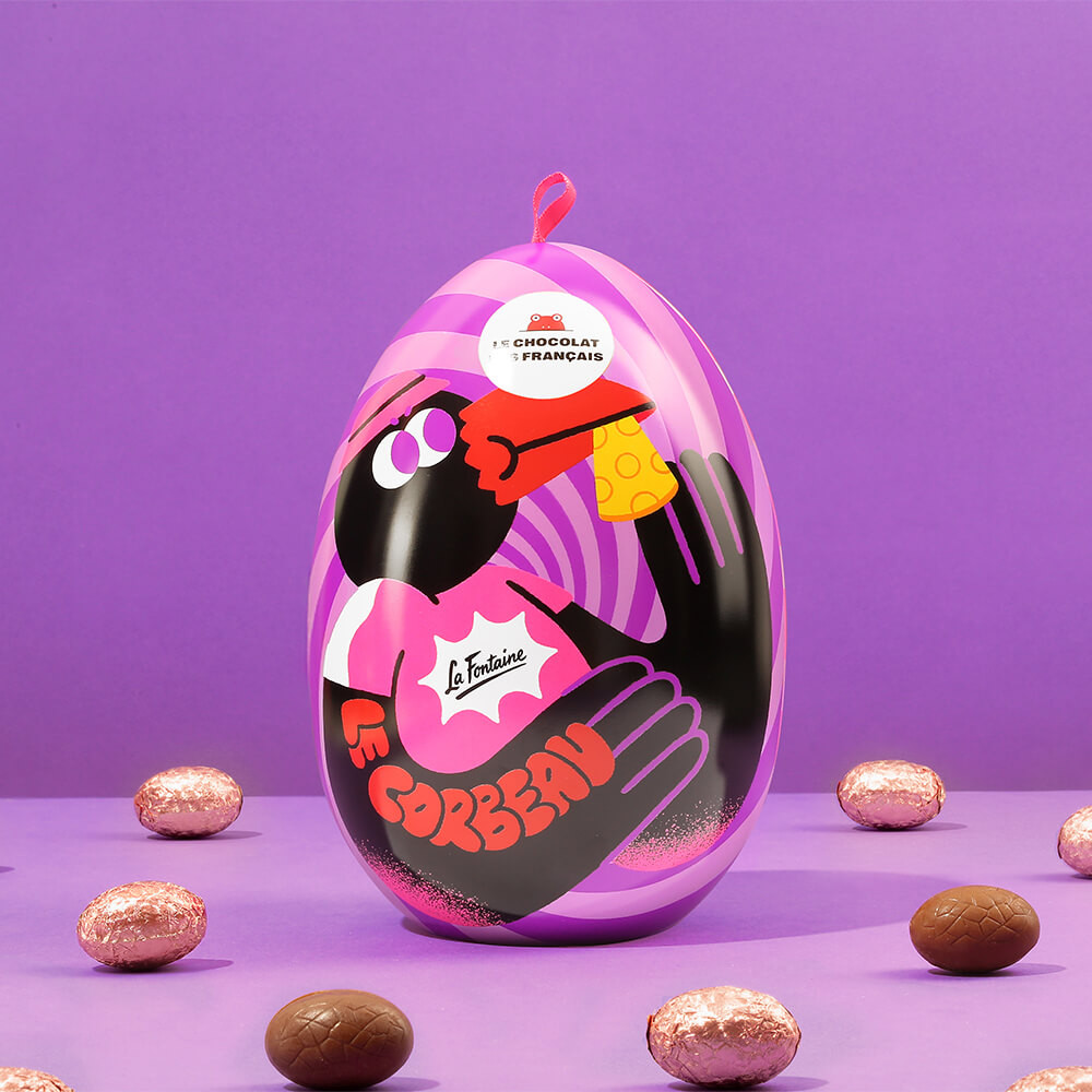 Oster-Eier aus Milchschokolade 