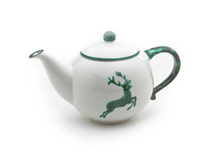 Gmundner Teapot Green Deer (1,5 l)