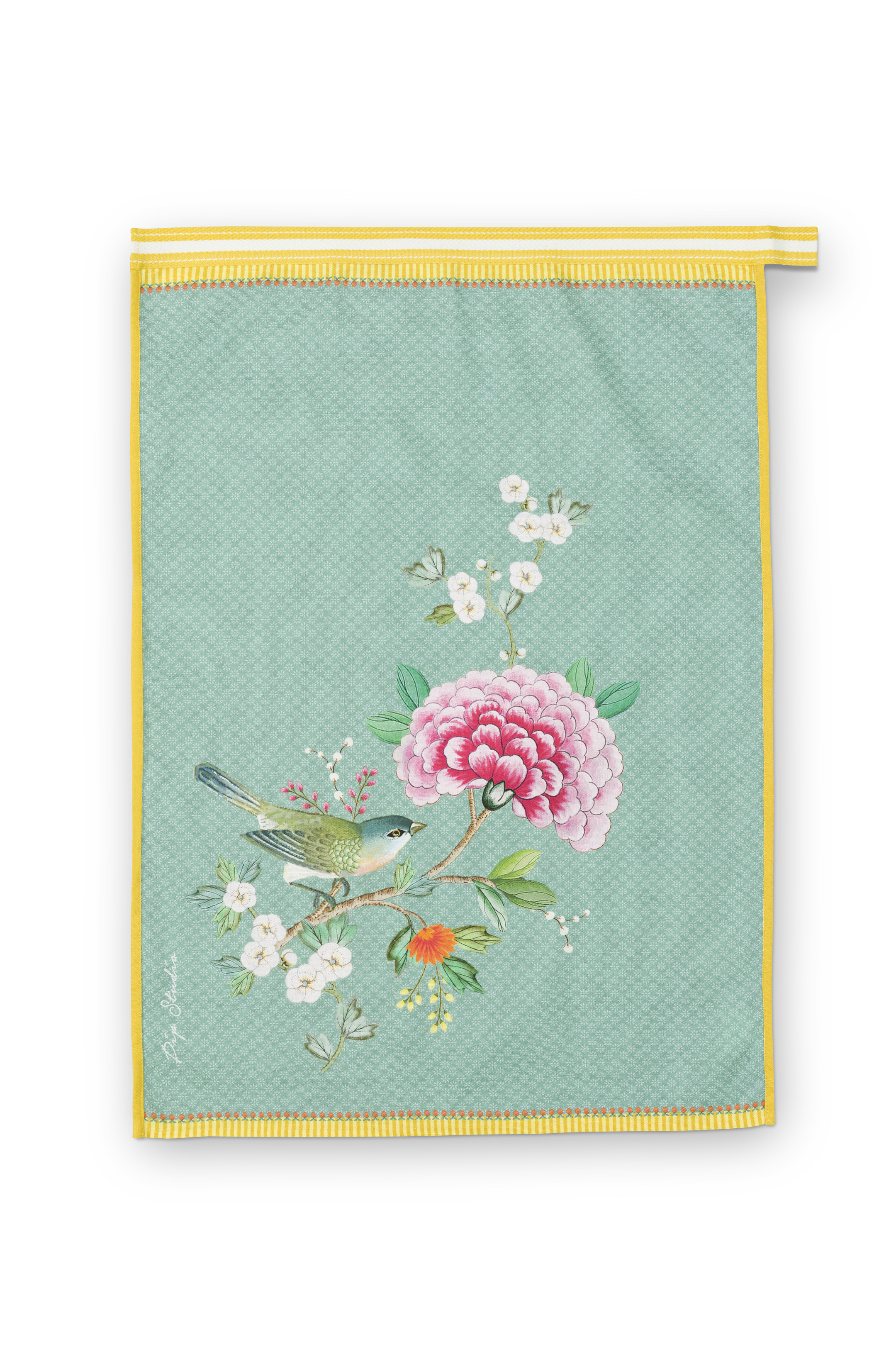 Pip Studio Blushing Birds Tea Towel 