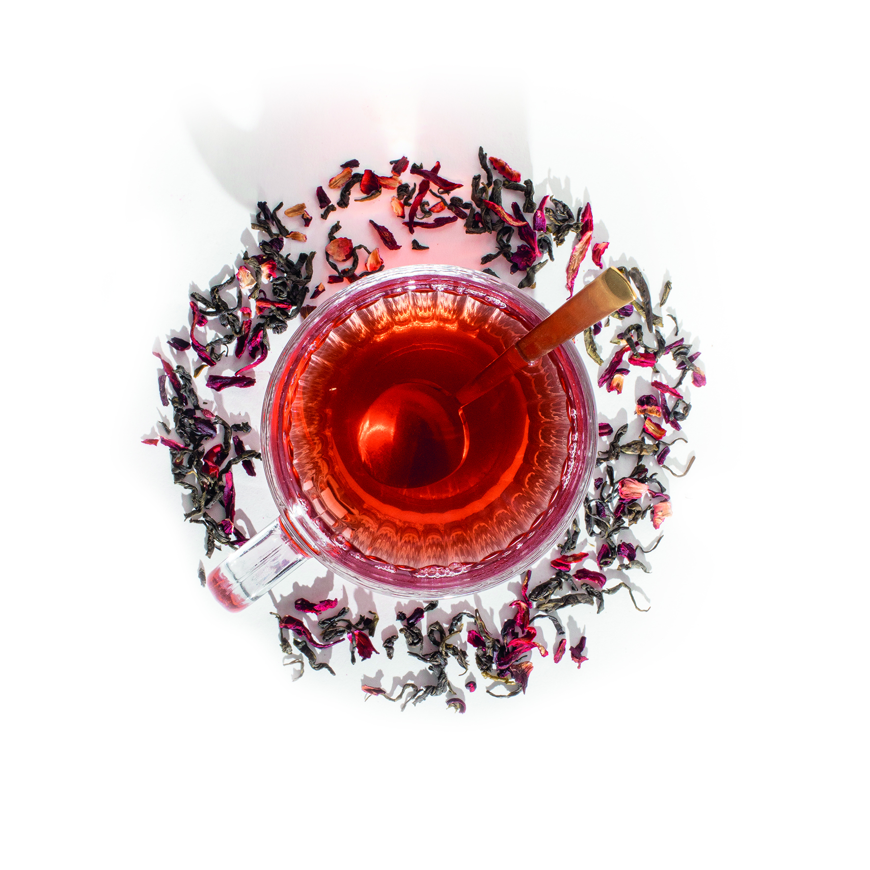 Organic green tea with hibiscus flowers 100g