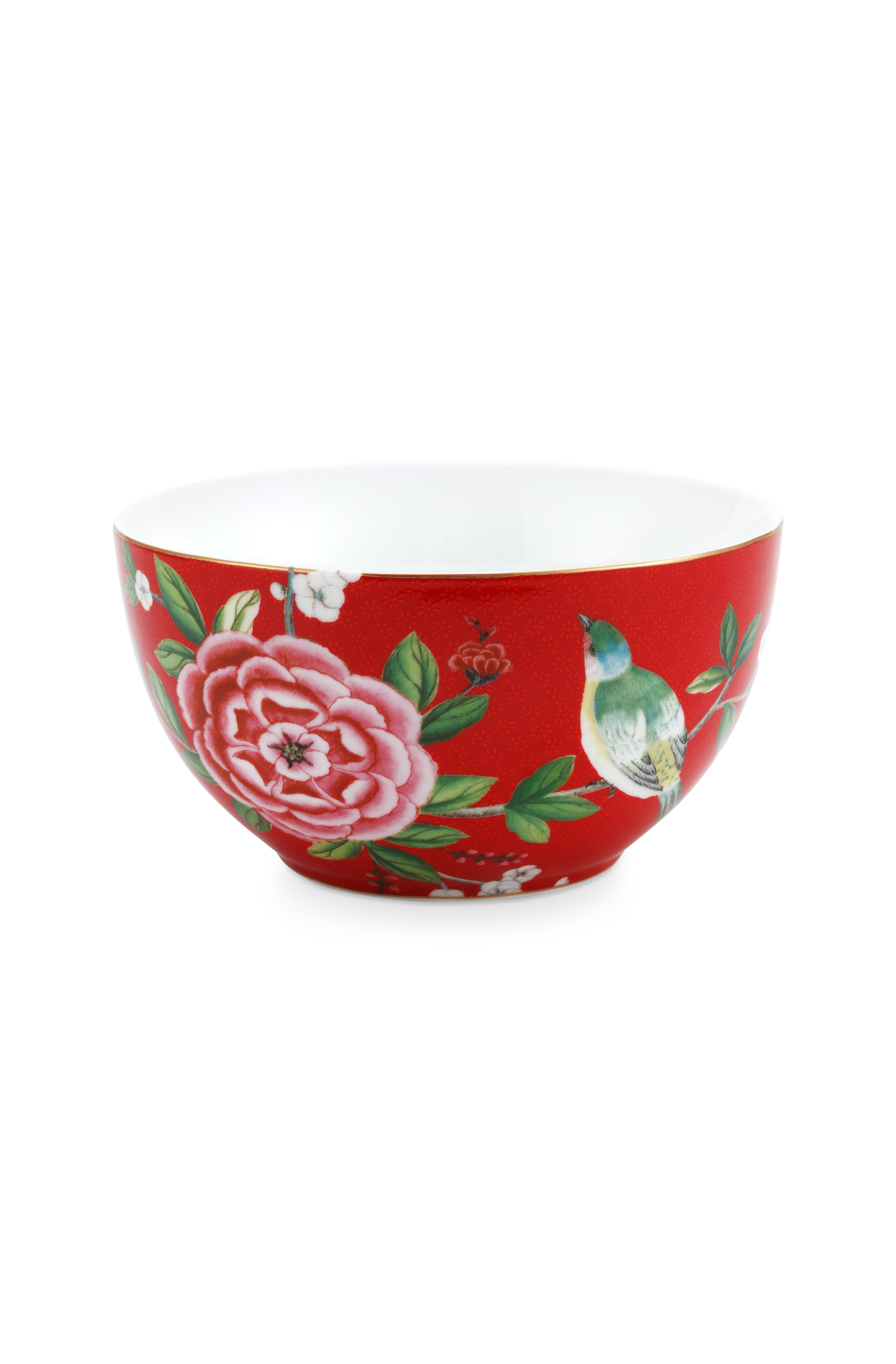 Pip Studio Blushing Birds Red Schale (15cm)
