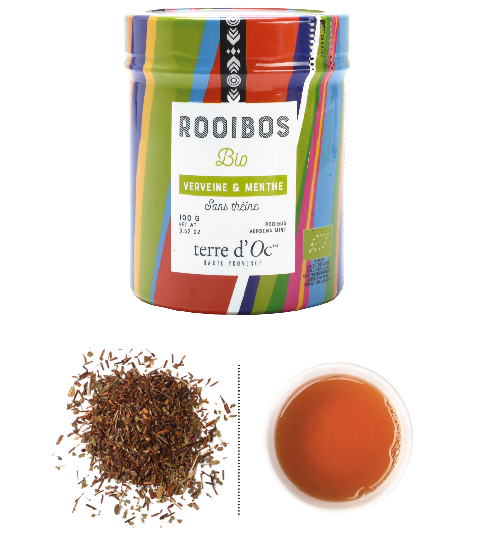 Rooibos Tee Eisenkraut & Minze - Bio