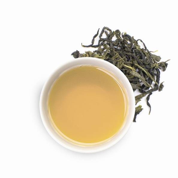 Organic green tea Roussillon Peach 80g