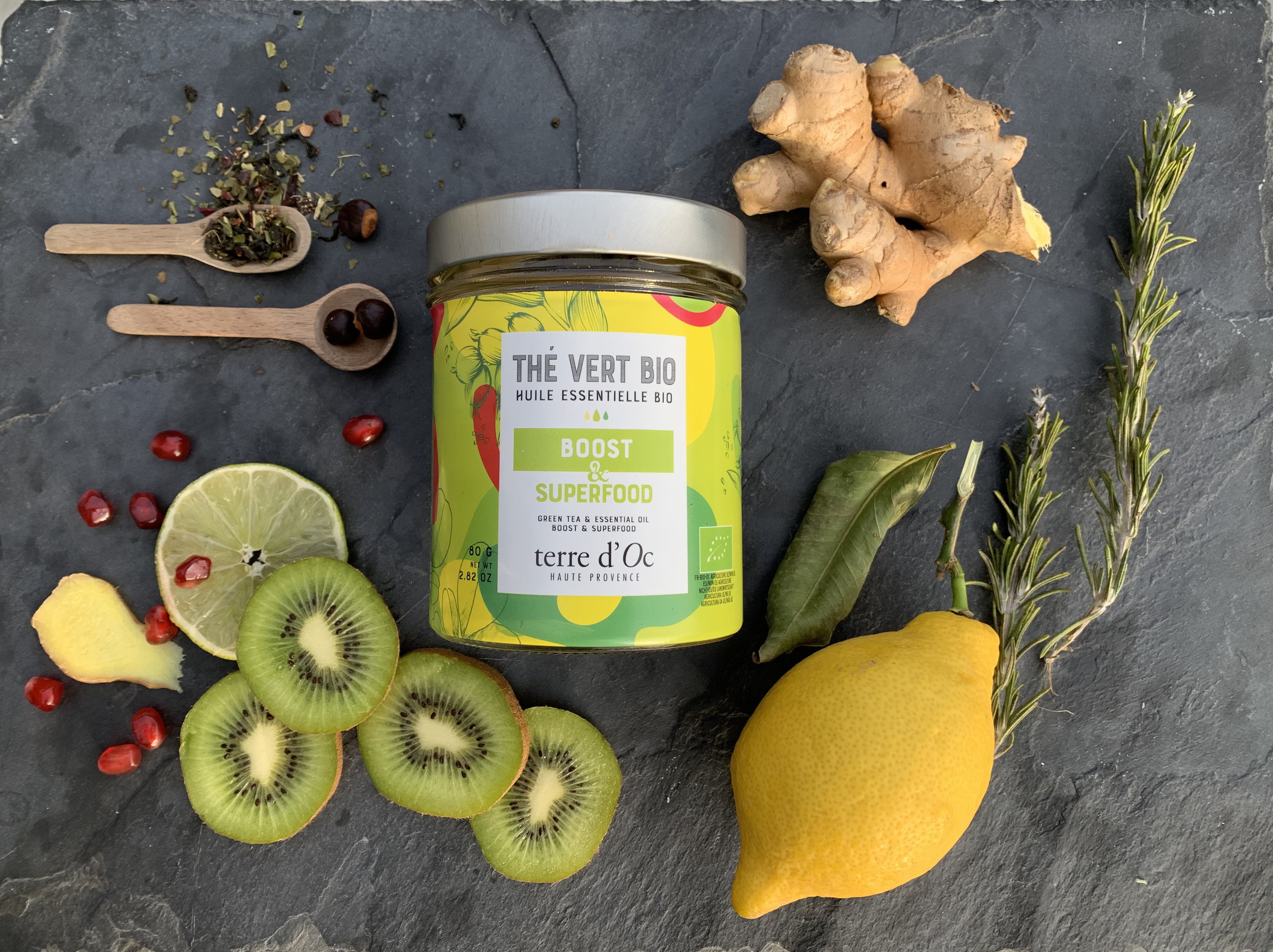 Thé vert Boost & Superfood - Bio