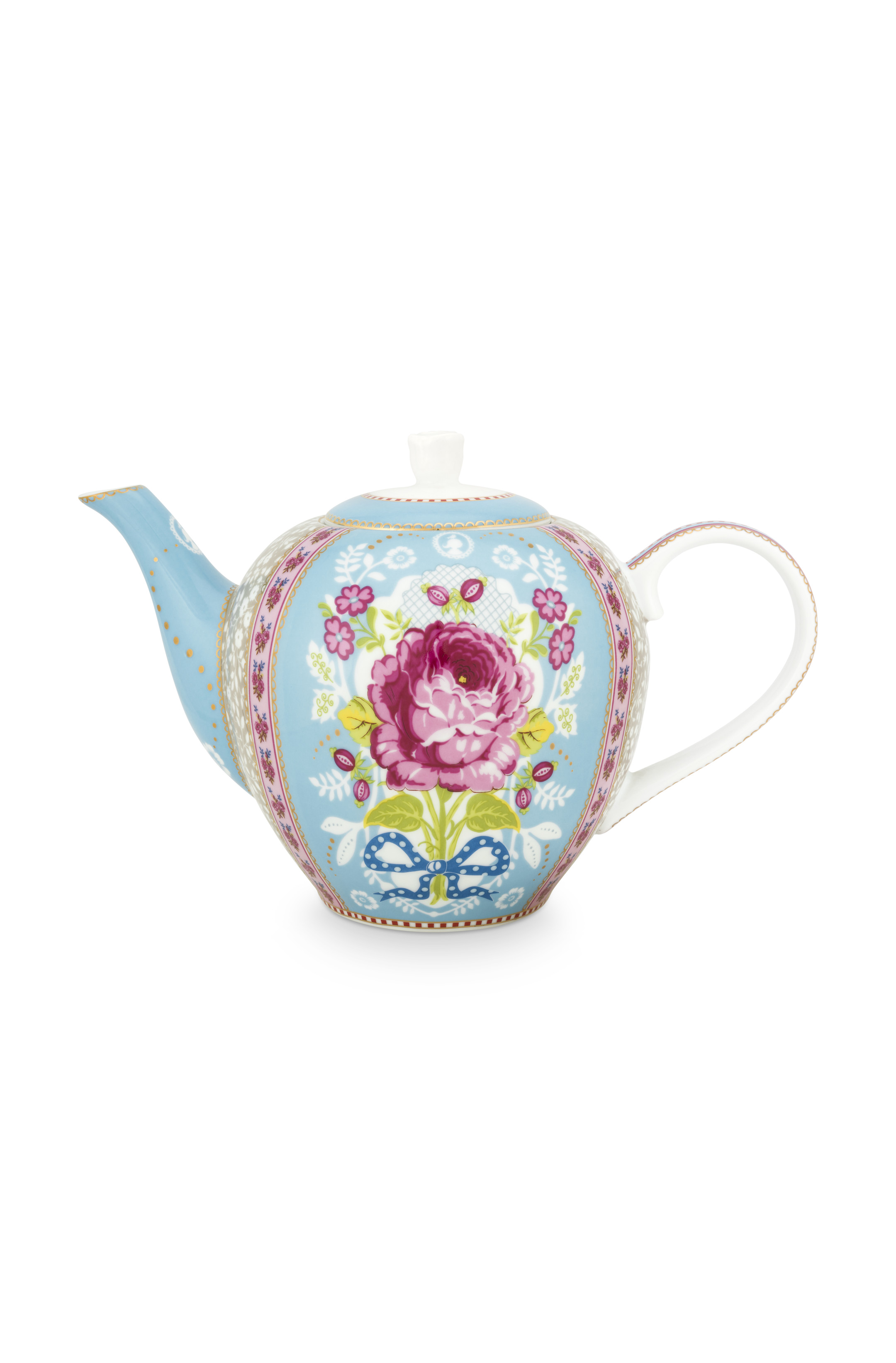 Pip Studio Early Bird Blue Teapot Large