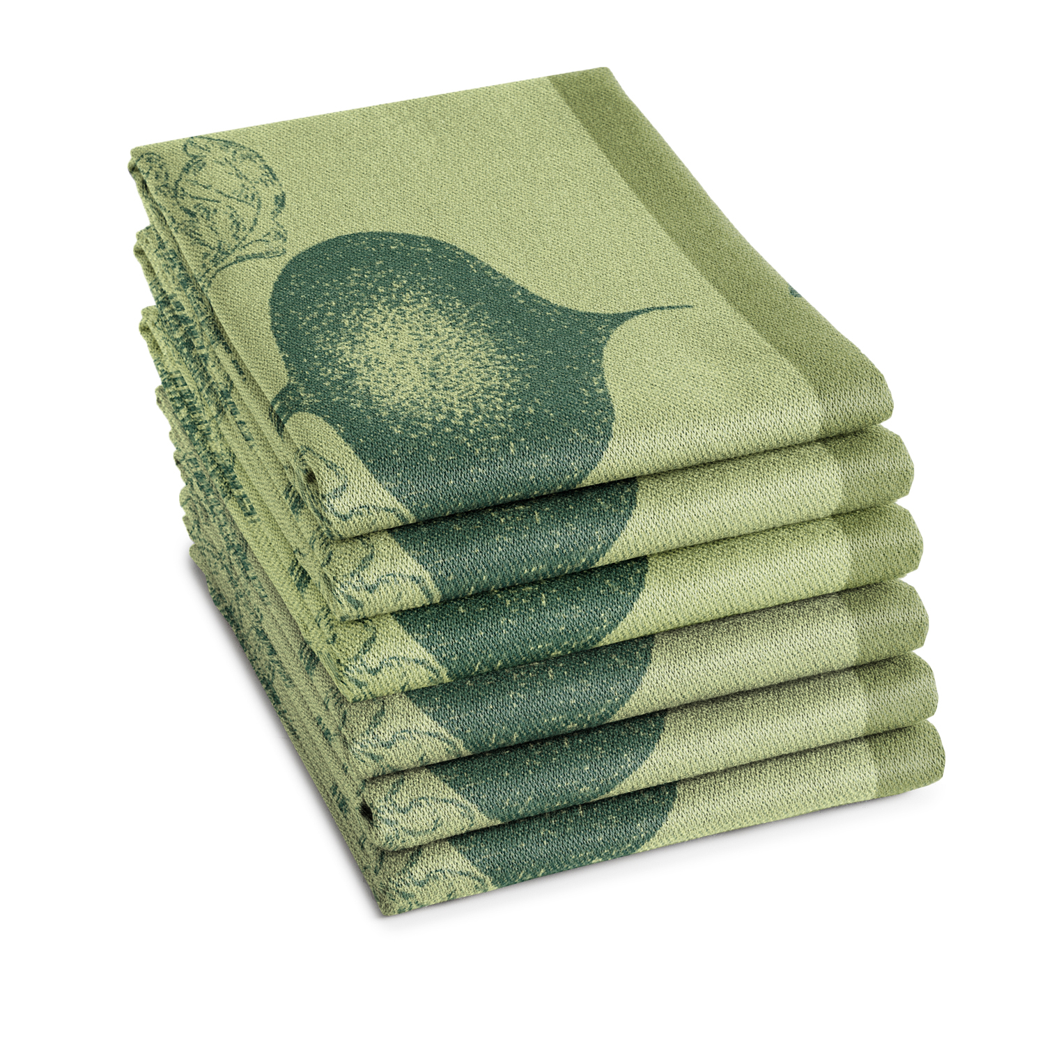 Tea Towel "Greens"