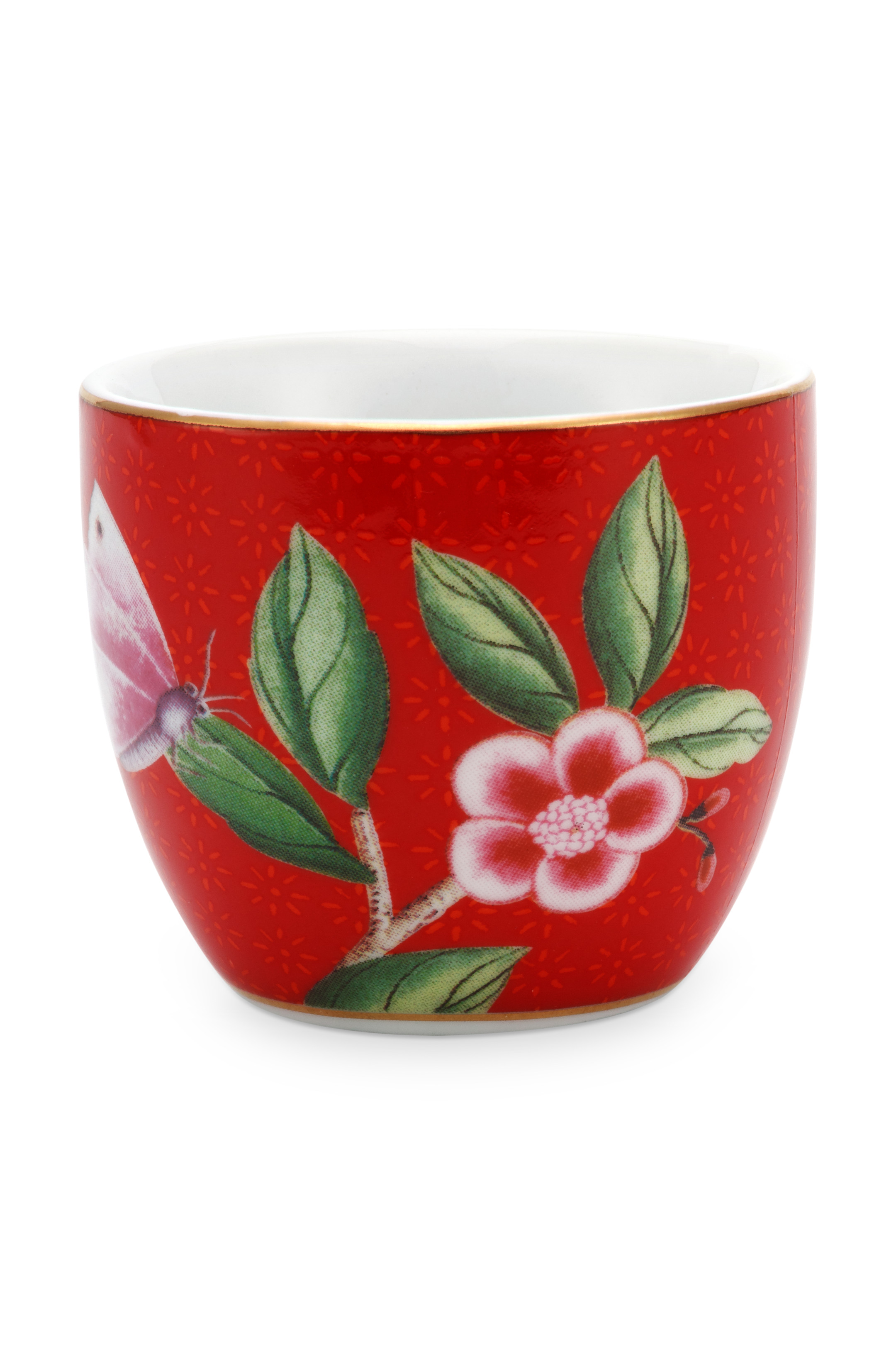 Pip Studio Blushing Birds Red Egg Cup