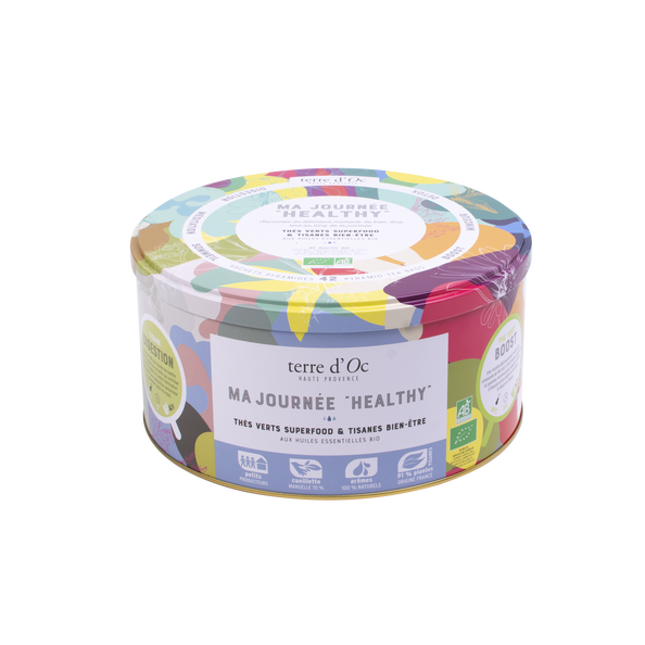 Geschenkset 42 (6x7) Beutel Healthy Day - Bio Kräutertees Geschenkset 42 (6x7) Beutel Healthy Day - Bio Kräutertees