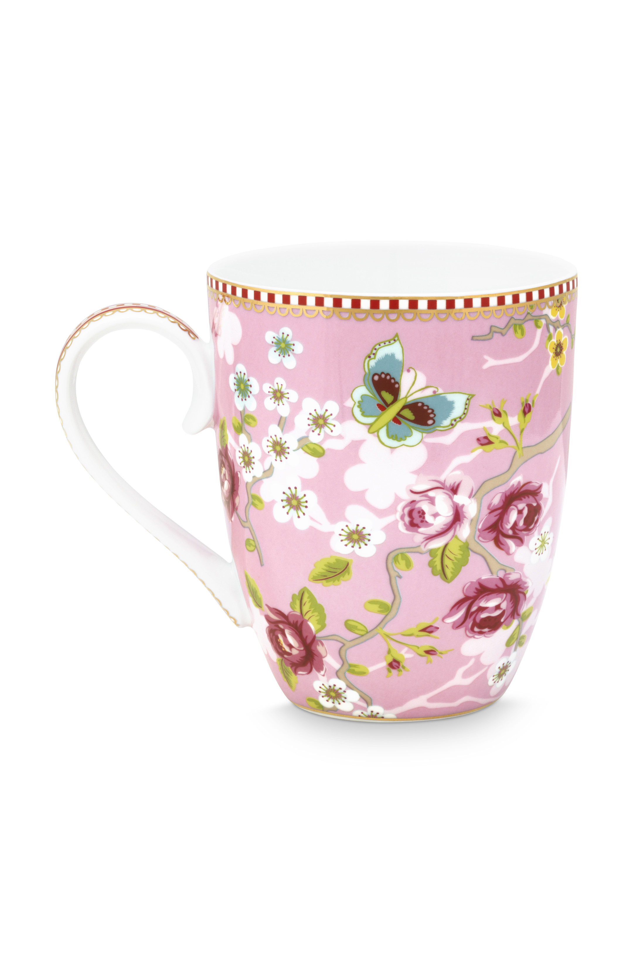 Pip Studio Early Bird Mug Large Chinese Rose Pink