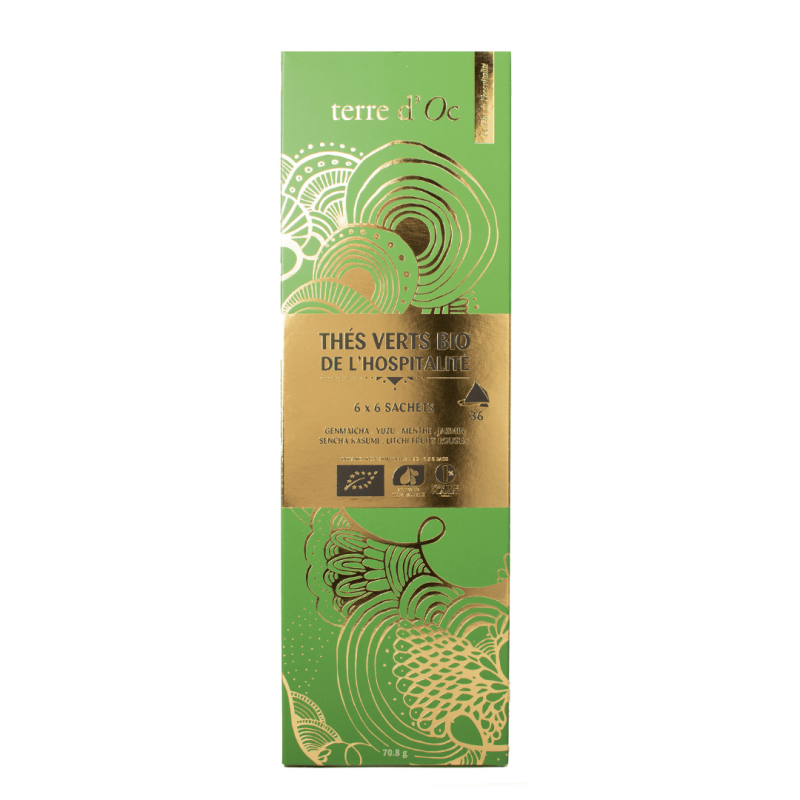 Organic Green Tea Gift Set – 36 tea bags