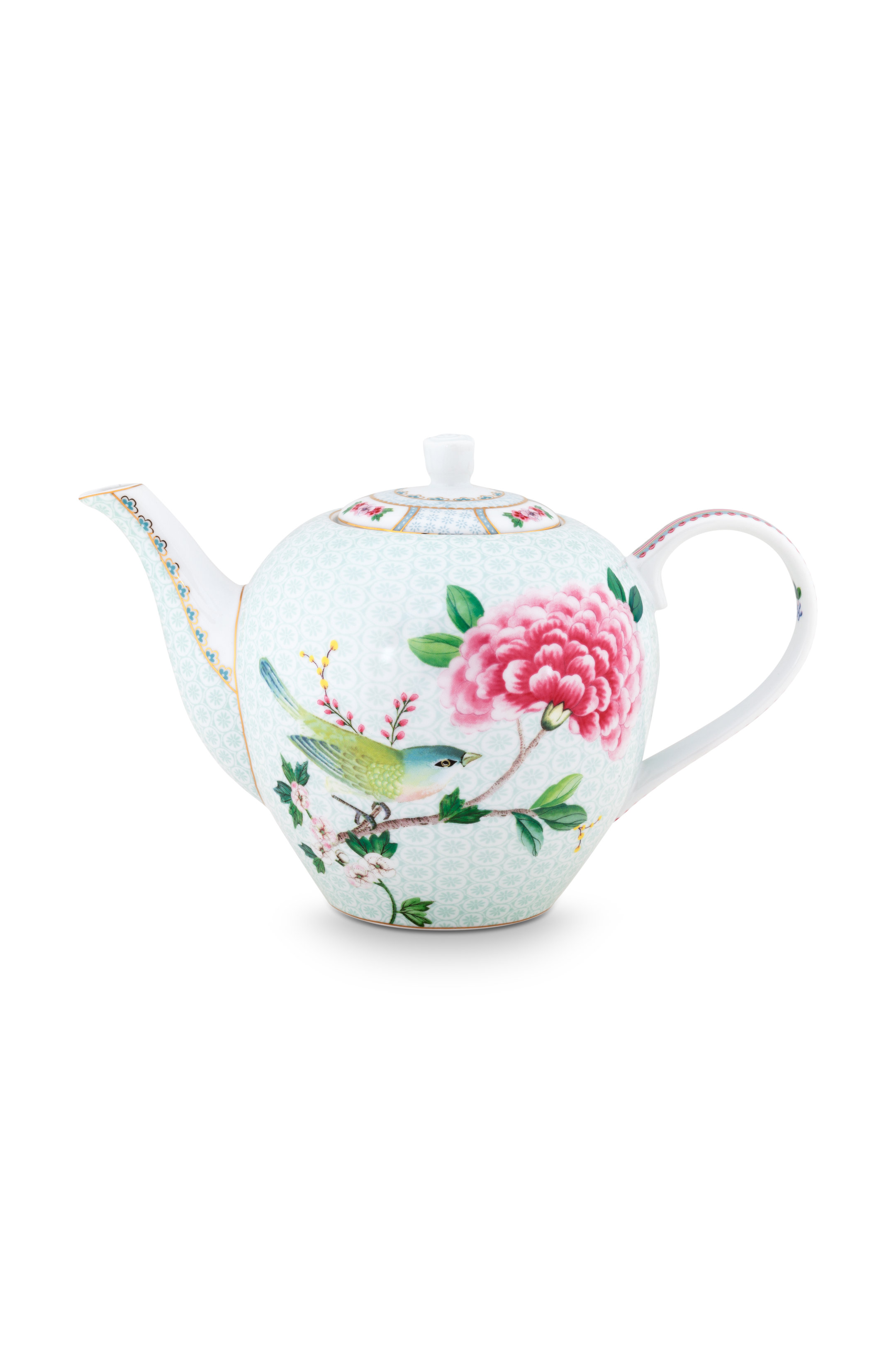 Pip Studio Blushing Birds White Teapot Large