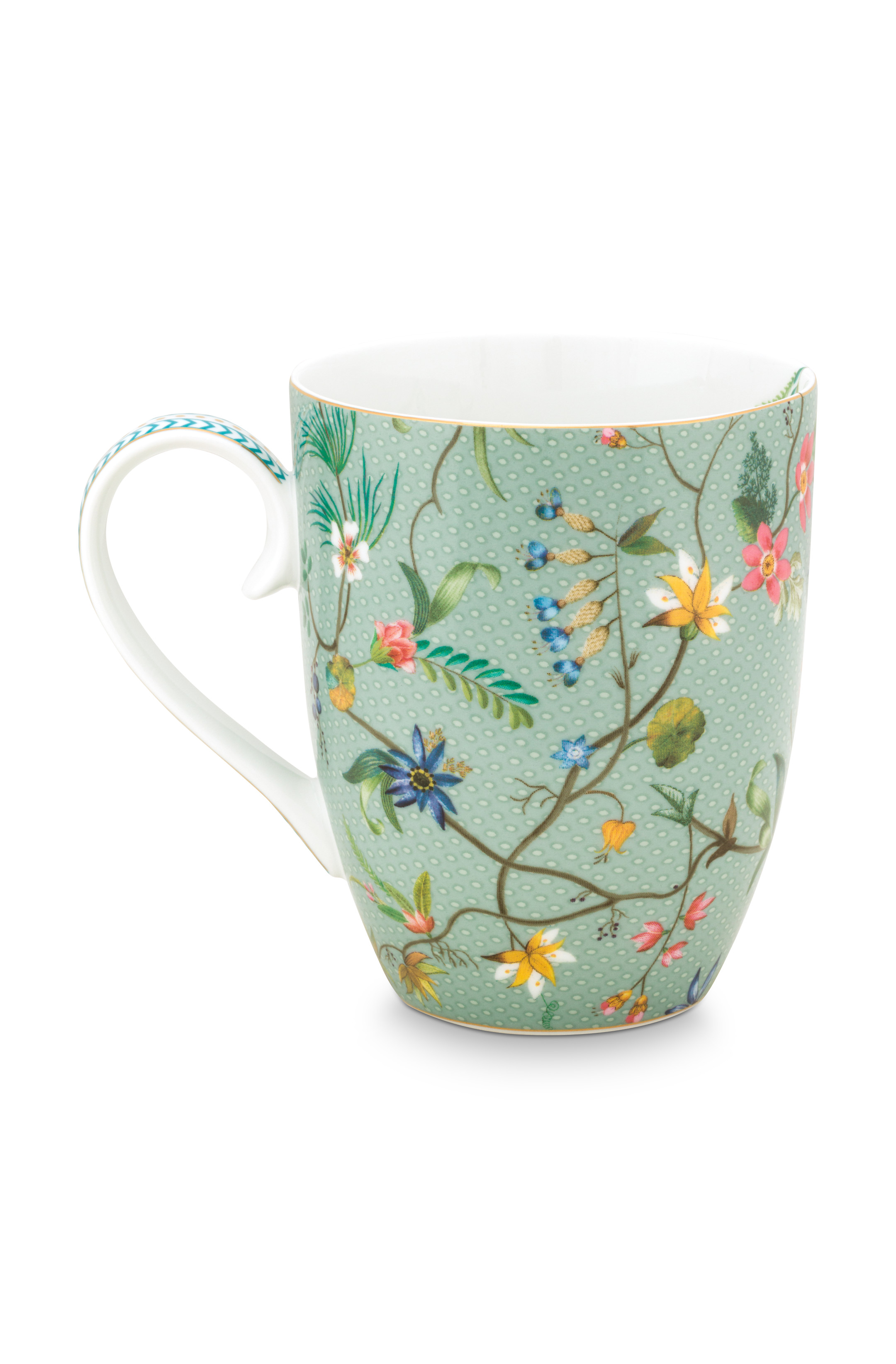 Pip Studio Jolie Cup Large Flowers Blue