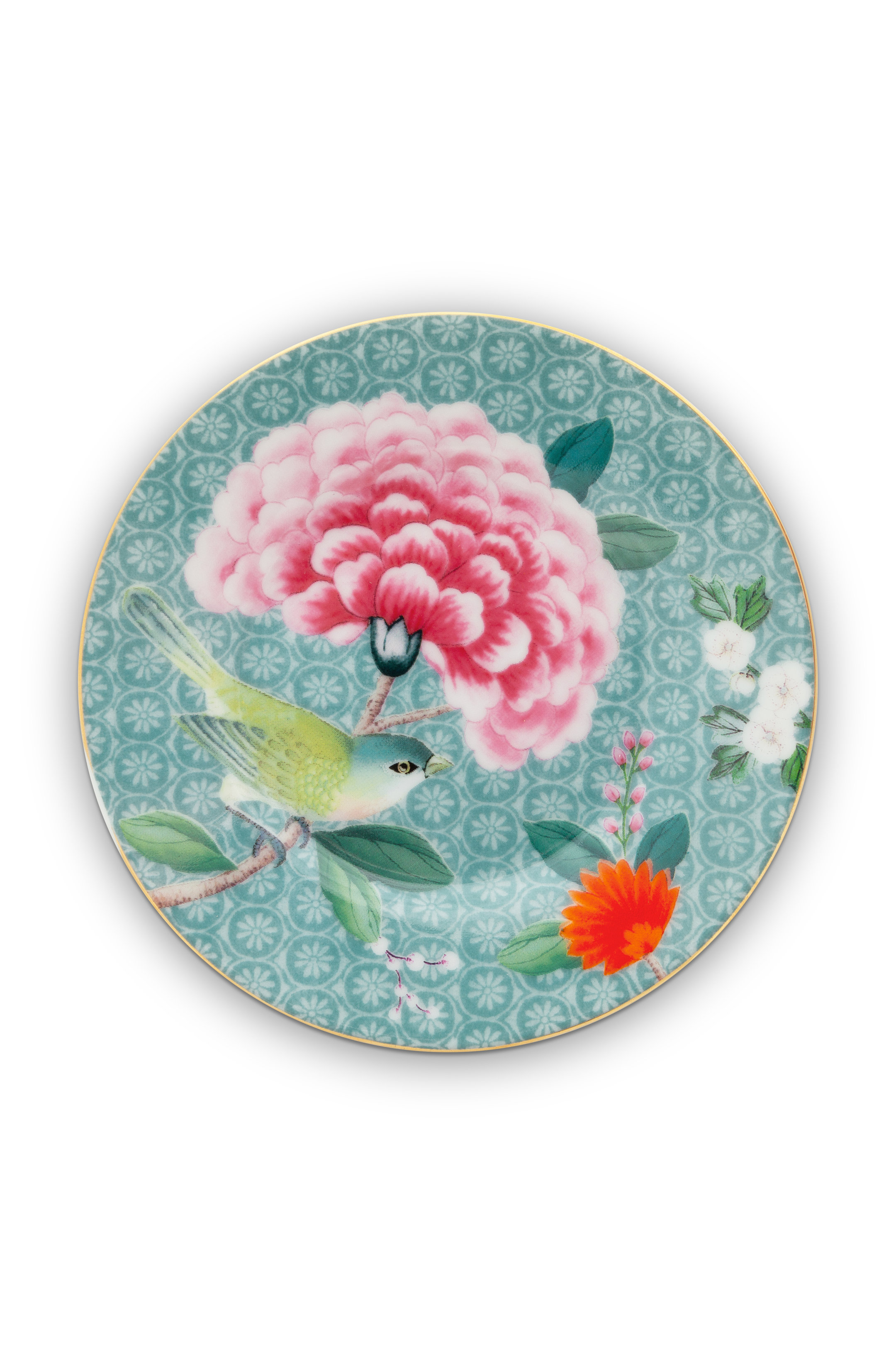 Pip Studio Assiette bleue "Blushing Birds" (12 cm)