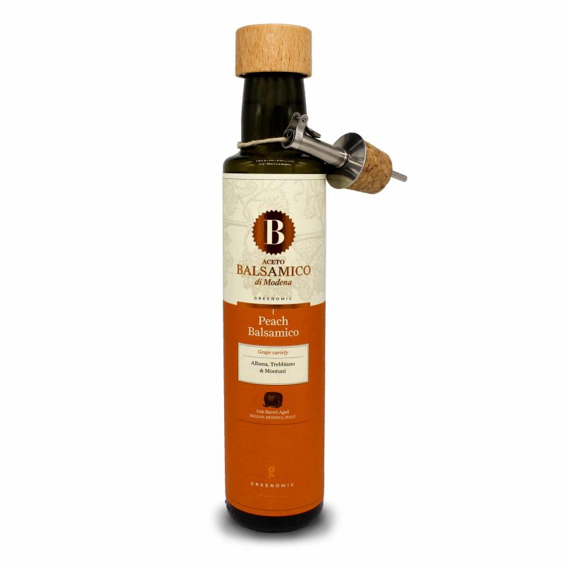 Balsamic vinegar peach