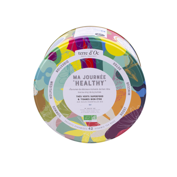 Geschenkset 42 (6x7) Beutel Healthy Day - Bio Kräutertees Geschenkset 42 (6x7) Beutel Healthy Day - Bio Kräutertees