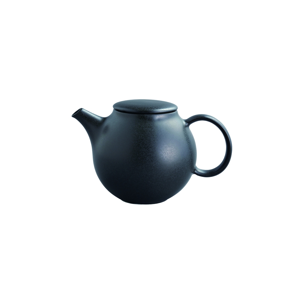 "Pebble" teapot from Kinto black