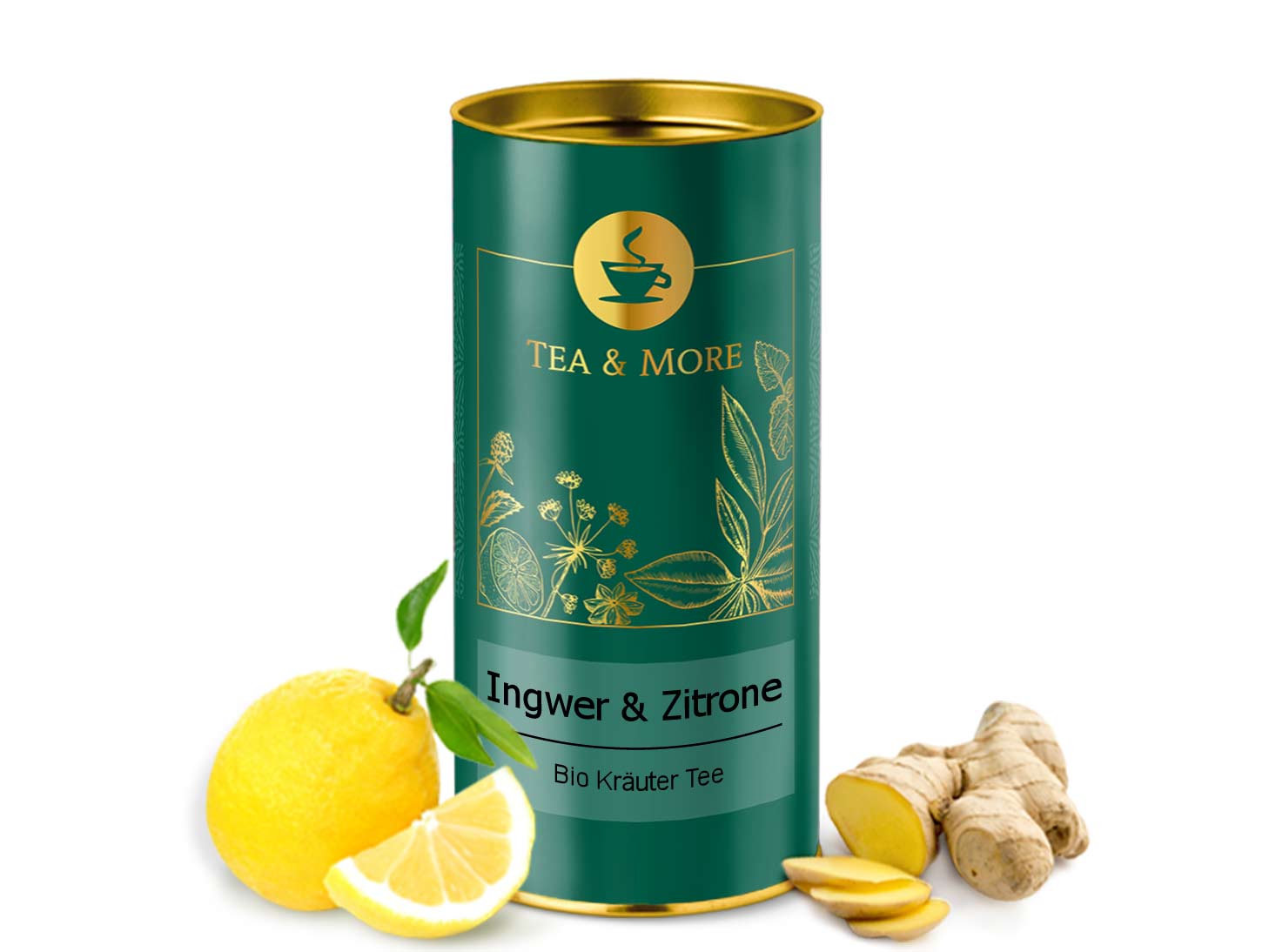 Ginger tea with lemon (organic)