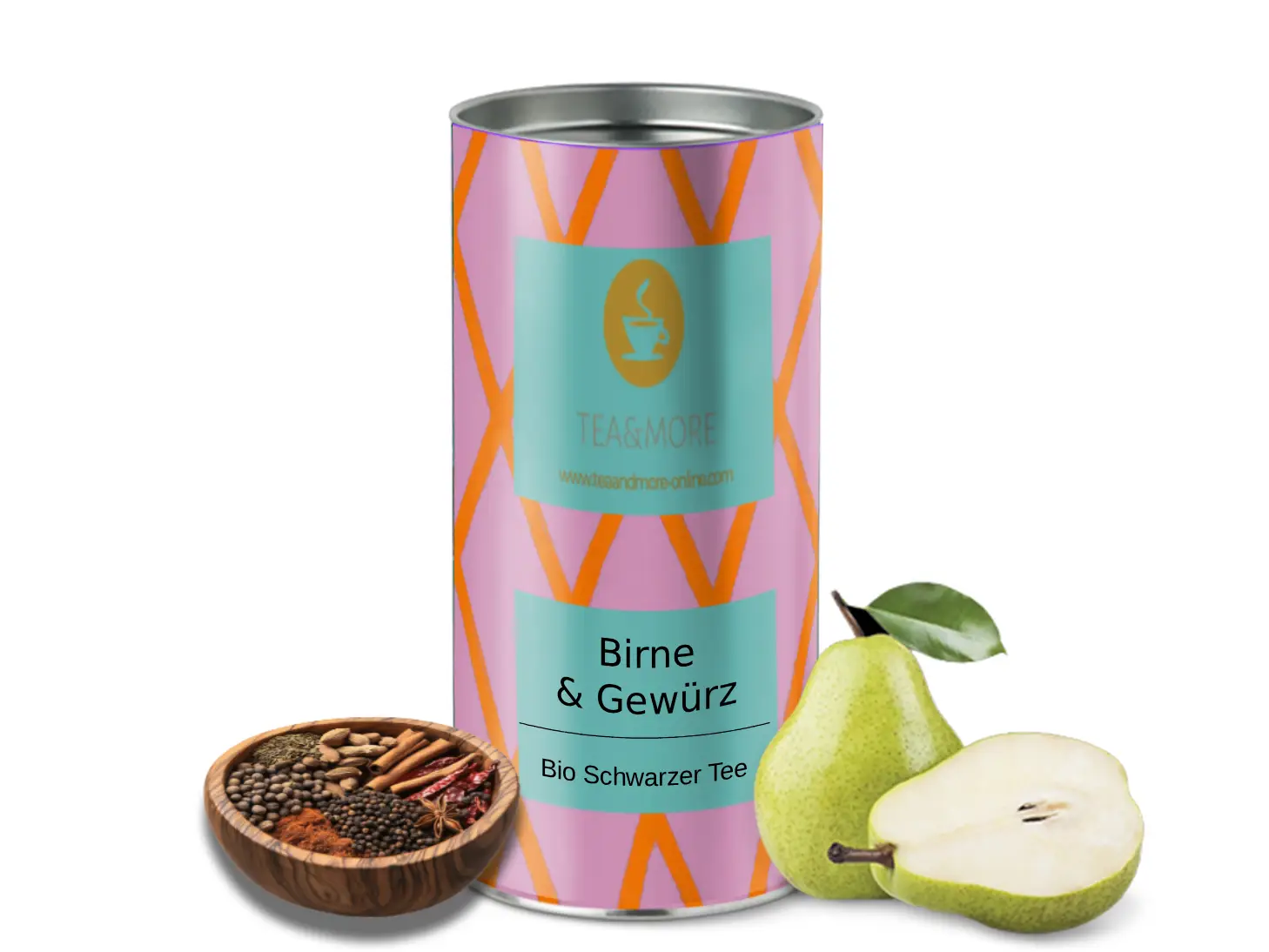 Bio-Schwarztee "Himmlische Nacht", Geschmack: Birne & Gewürze 100g