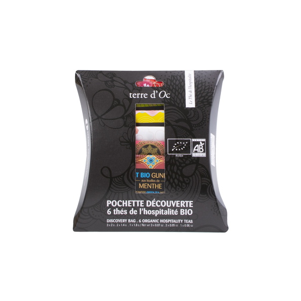 Discovery set "Pochette" with 6 organic tea bags