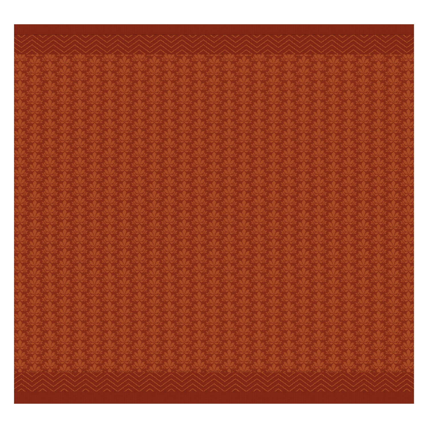 Tea Towel "Petals" autumn red