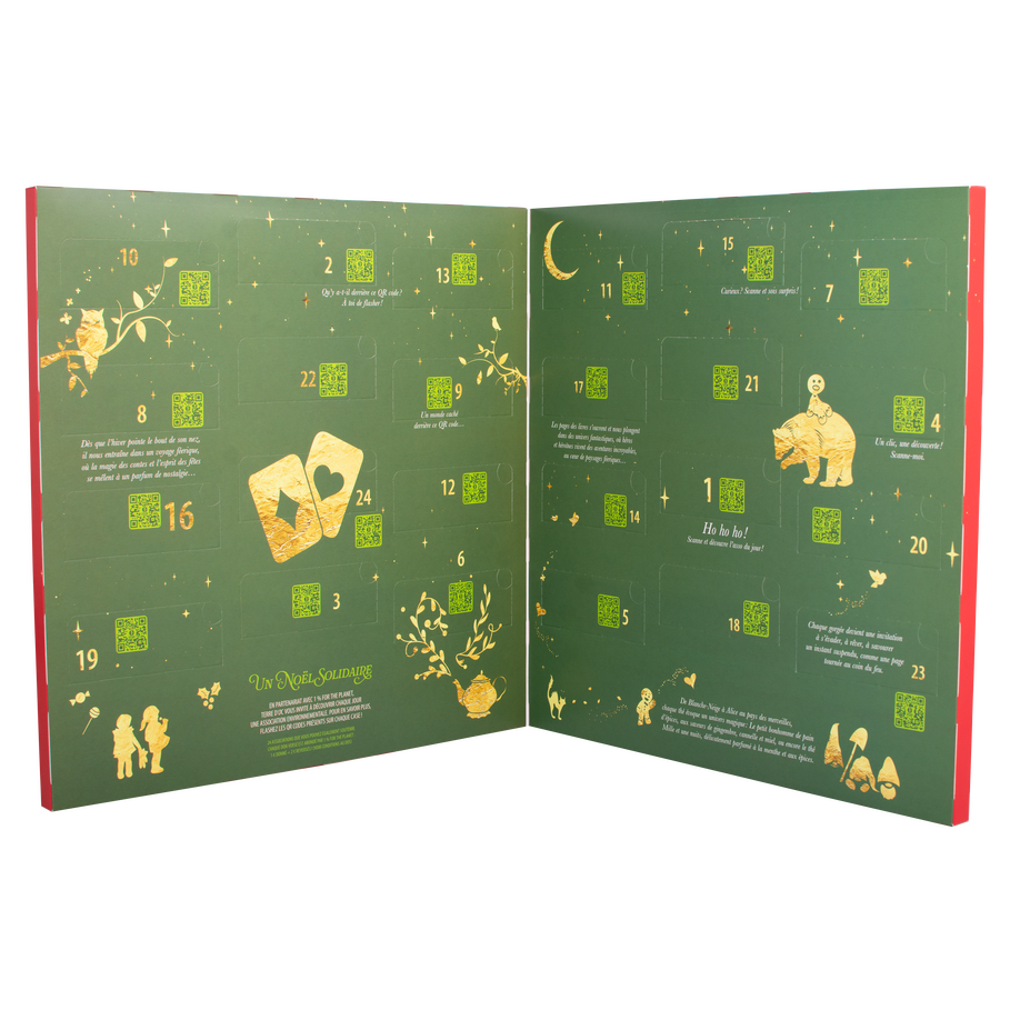 Solidaritäts-Adventskalender 24 Teebeutel Bio-Weihnachtstee