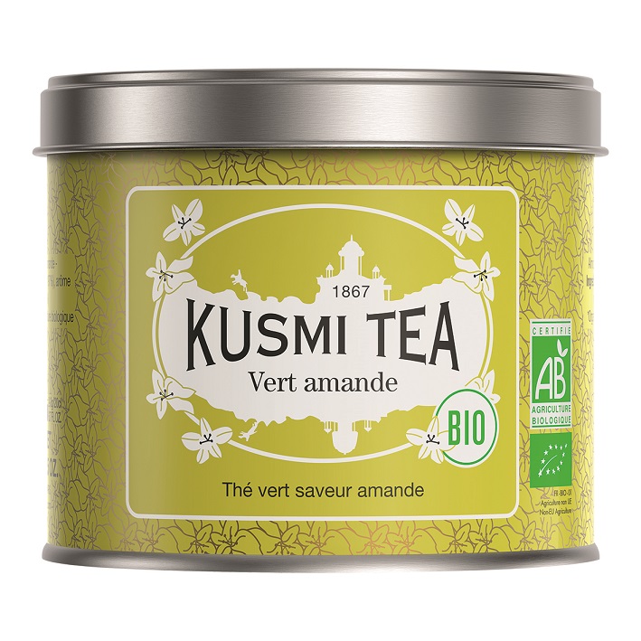 Almond Green Tea (125g tin)