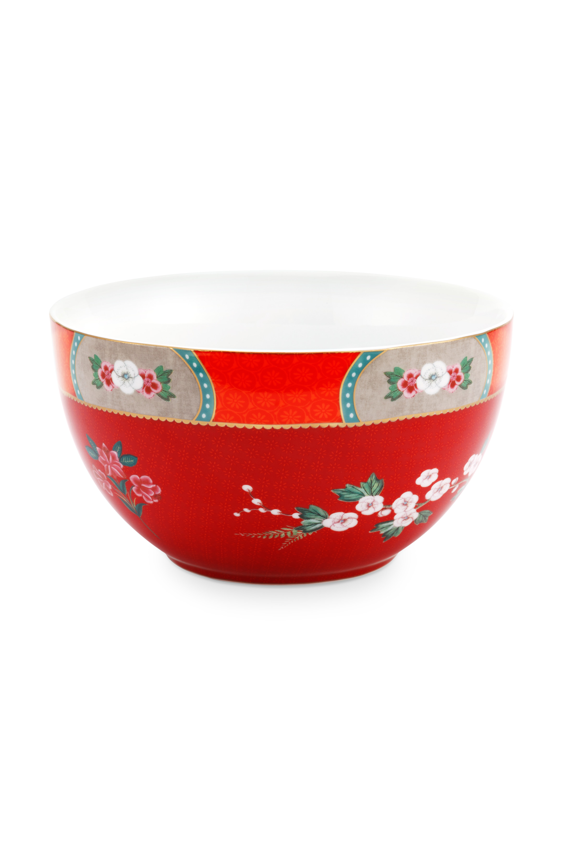 Pip Studio Blushing Birds Red Bowl (18cm)