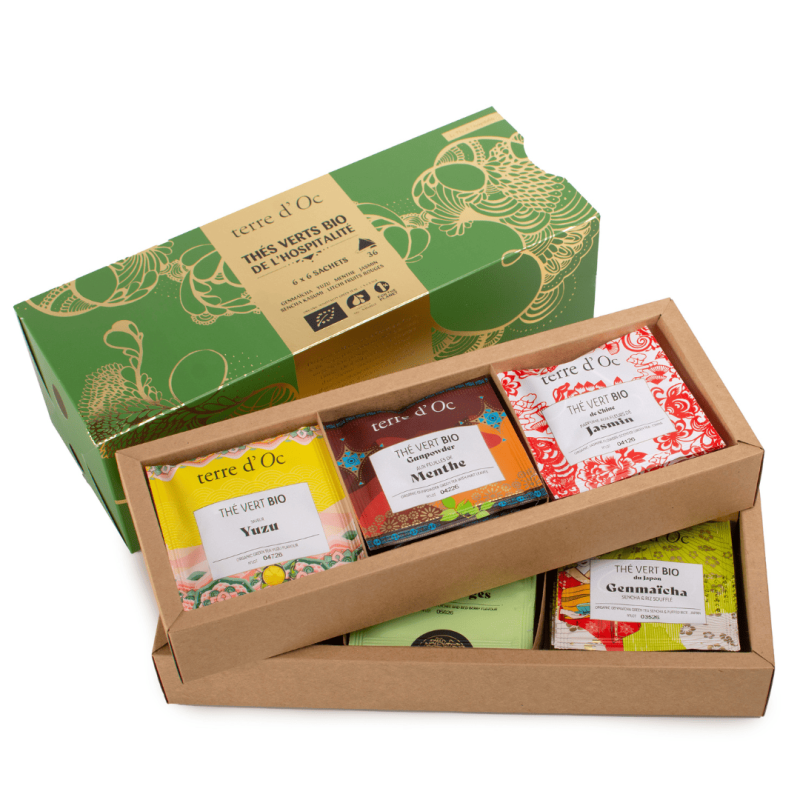 Organic Green Tea Gift Set – 36 tea bags