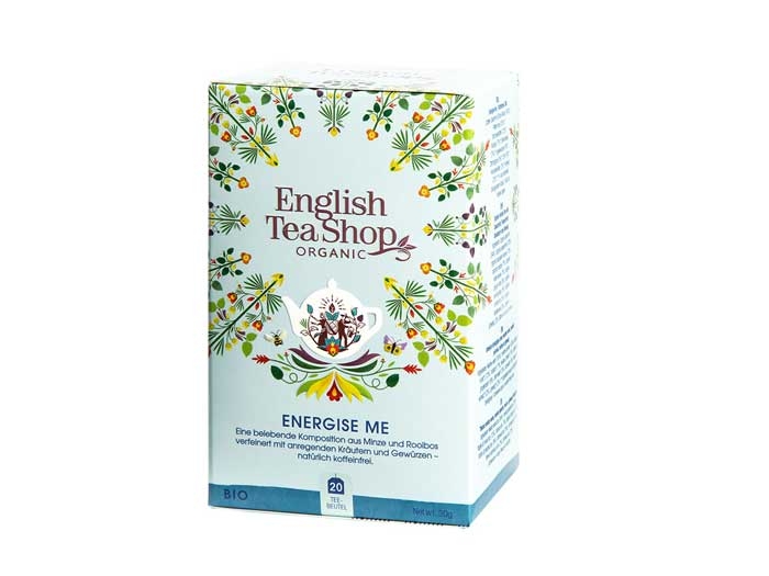 English Tea Shop Rooibos Tea energize me organic, 20 Count