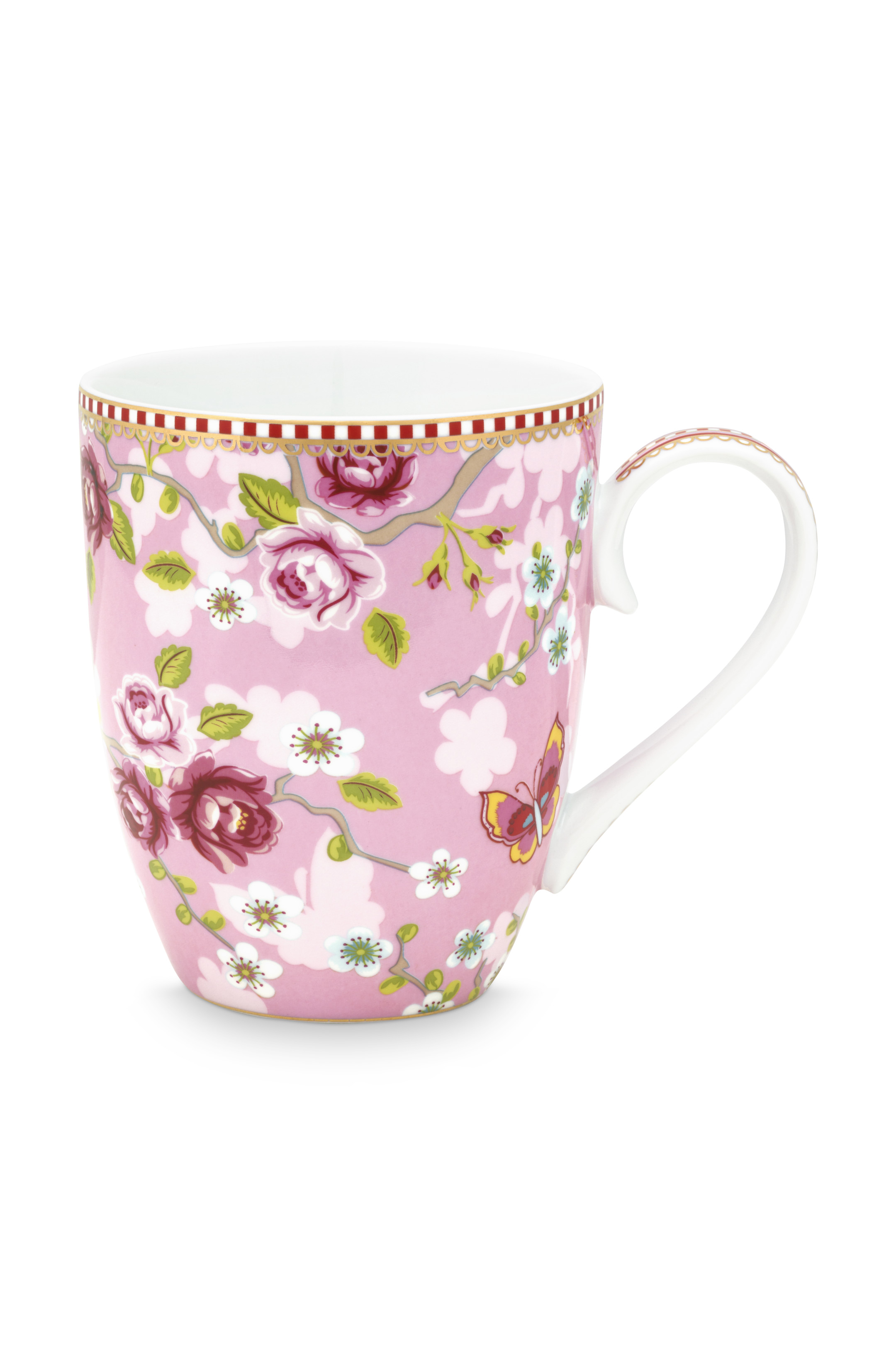 Pip Studio Early Bird Mug Large Chinese Rose Pink