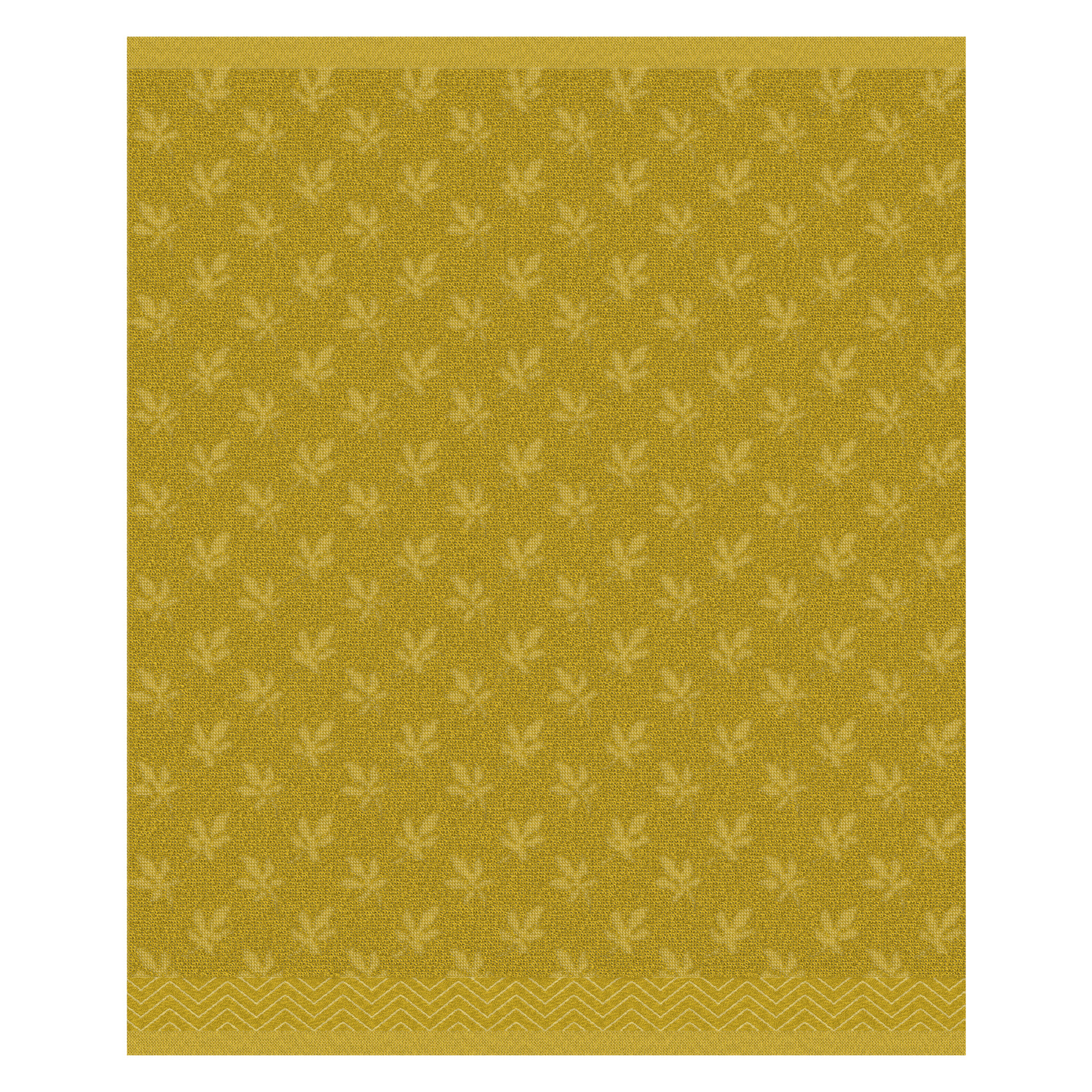 Kitchen Towel "Petals" ochre