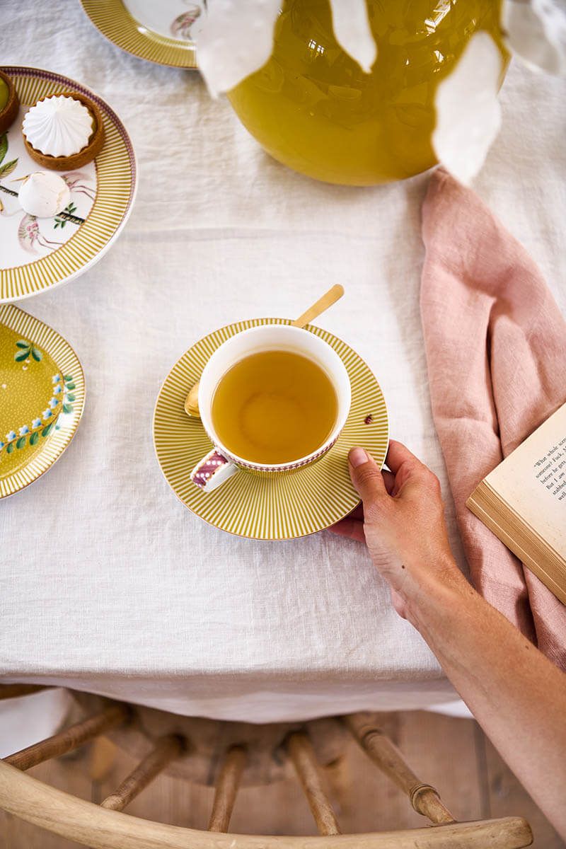  La Majorelle Cappuccino Tasse & Untertasse Gelb