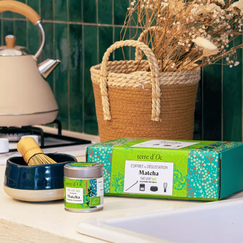 Matcha-Geschenkset mit Pulver