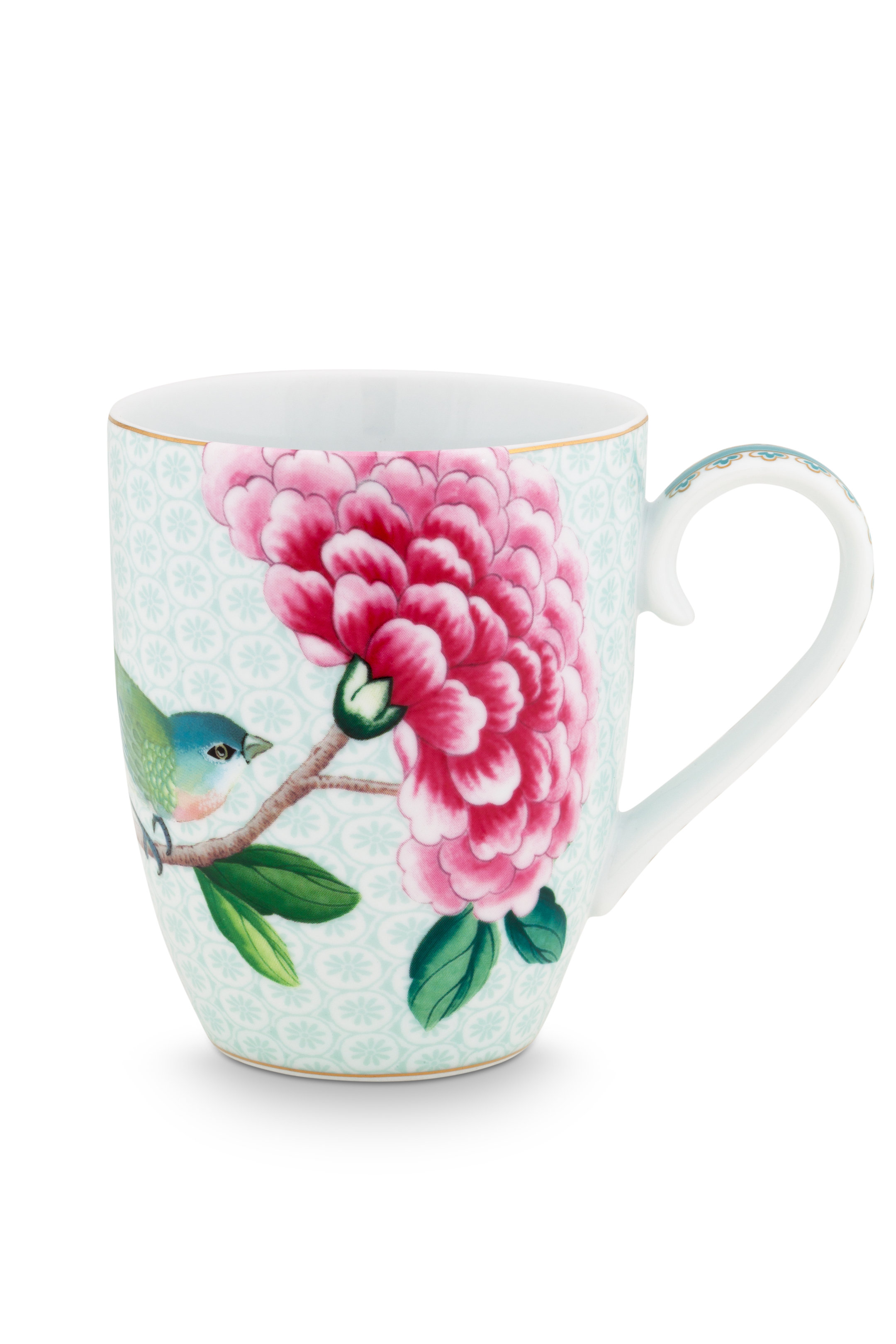 Pip Studio Blushing Birds White Tasse Groß