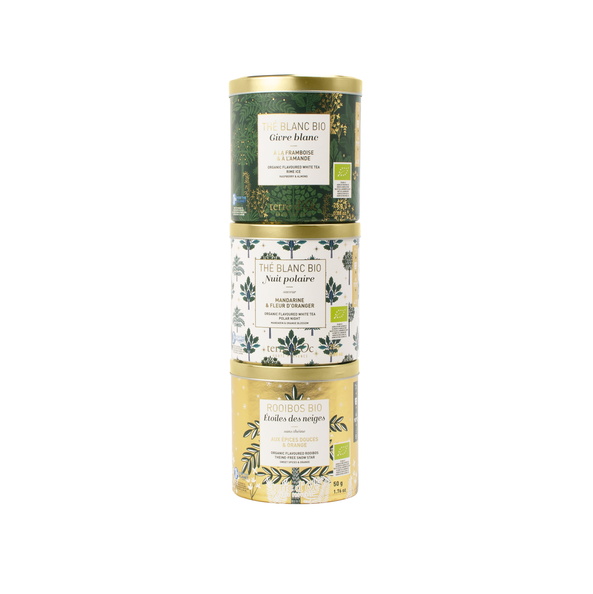 Geschenkset mit Rooibos & 2 Weihnachtstees Discovery Trio 3 x 50g