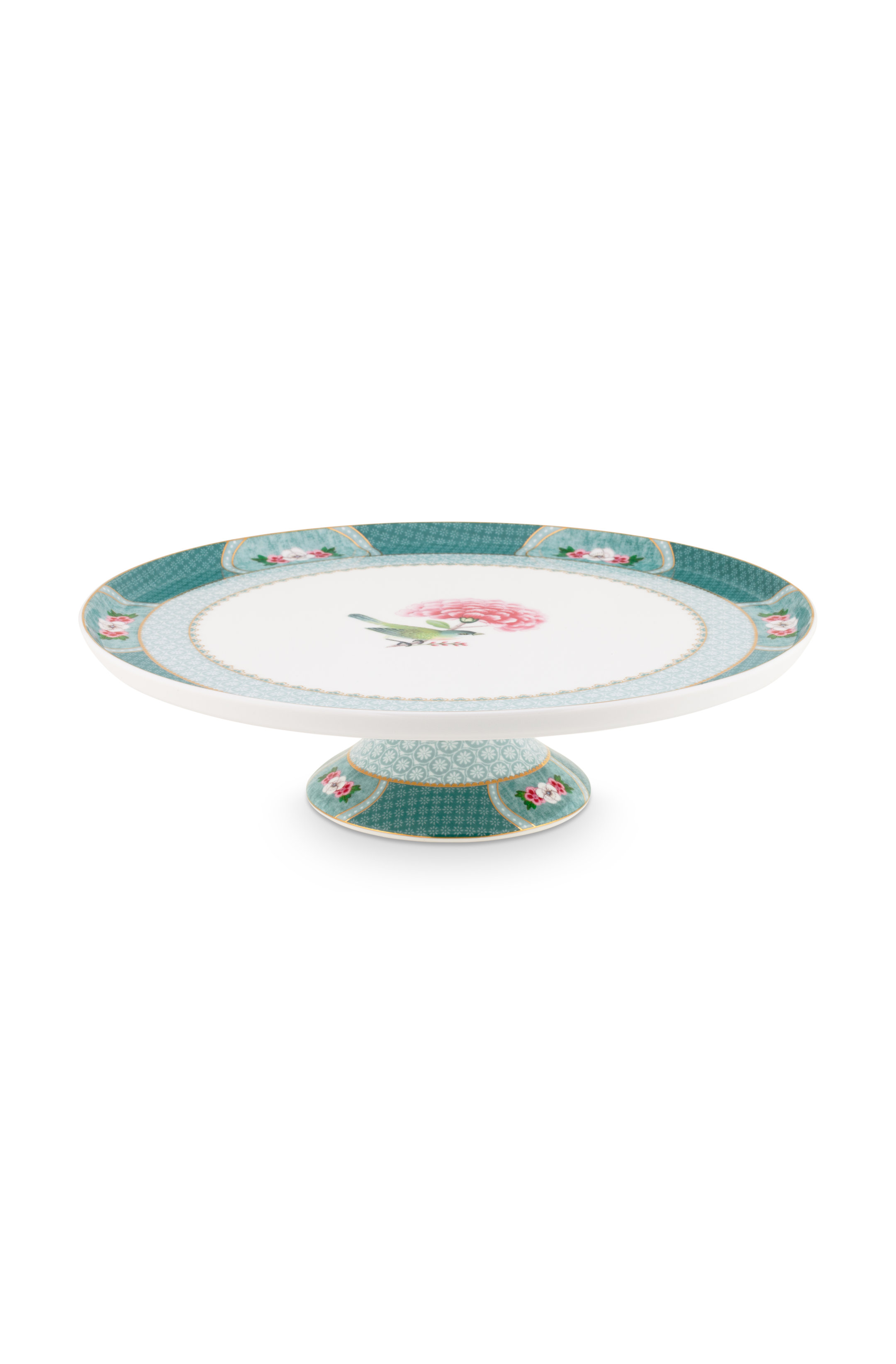 Pip Studio Blushing Birds Blue Cake Plate