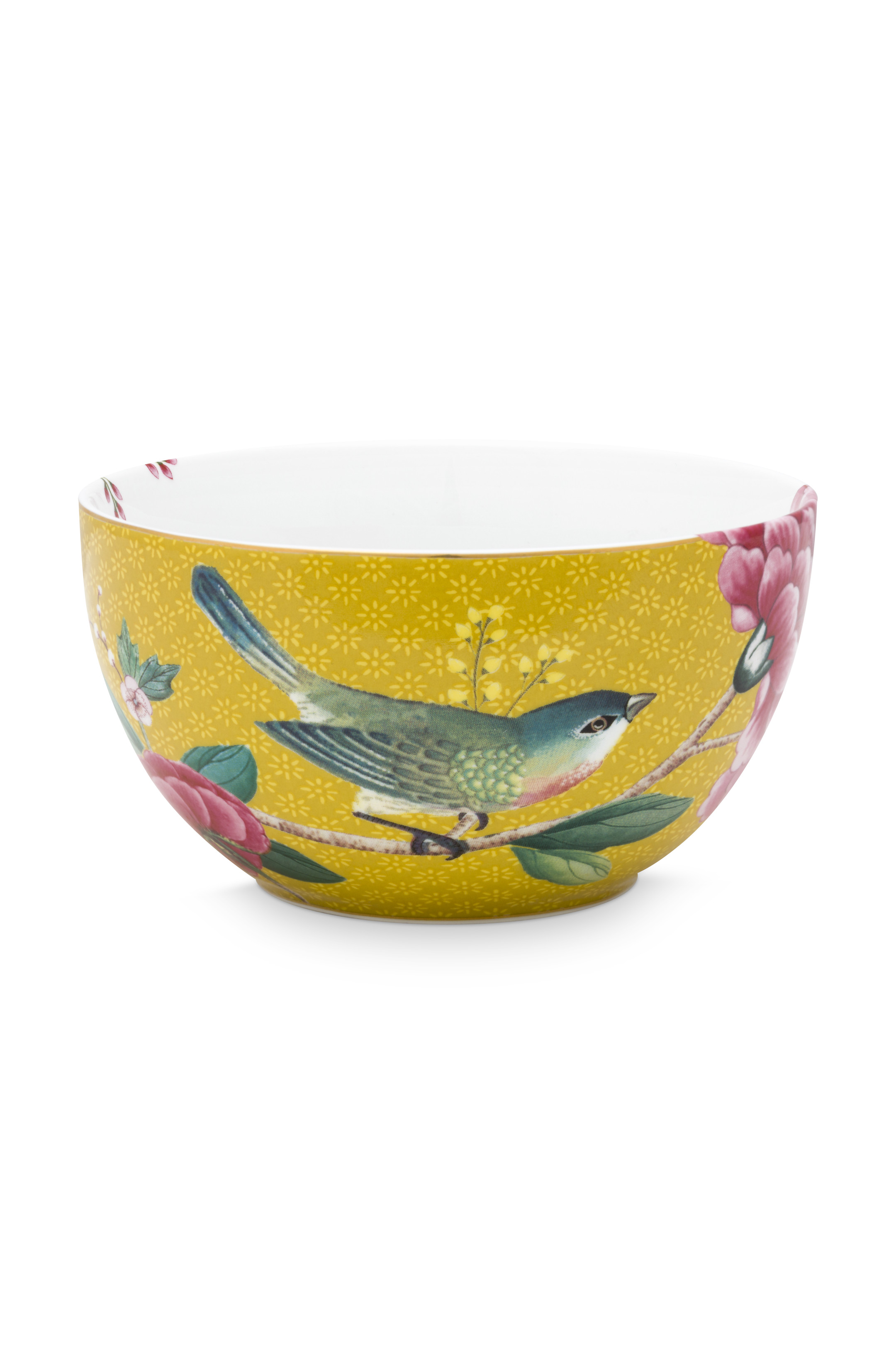 Pip Studio Blushing Birds Yellow Schale (12cm)