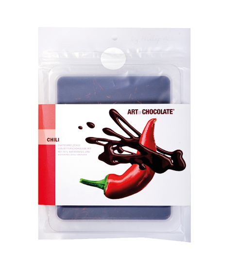 Chili 120g Tafel - Art of Chocolate