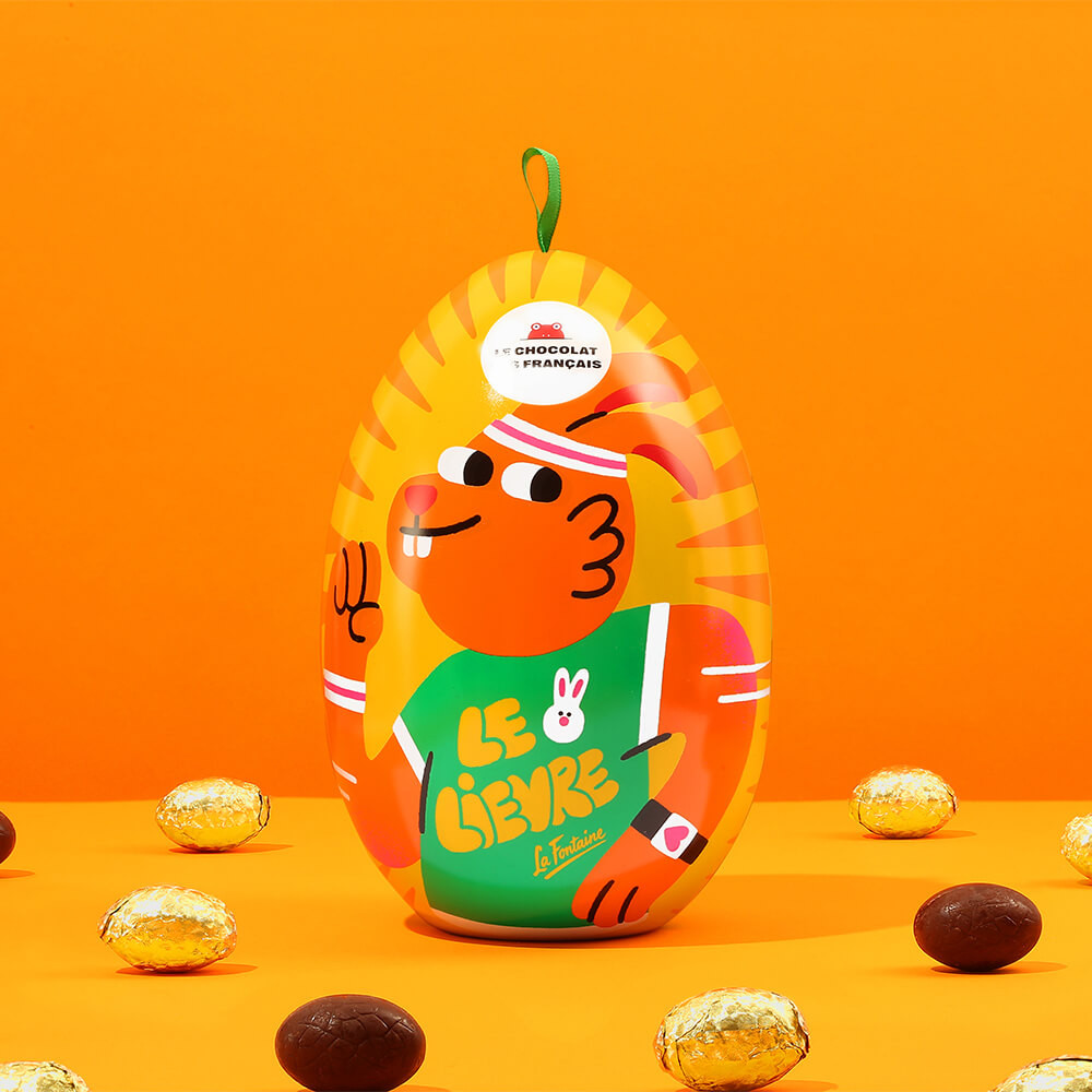 Oster-Eier aus Zartbitterschokolade