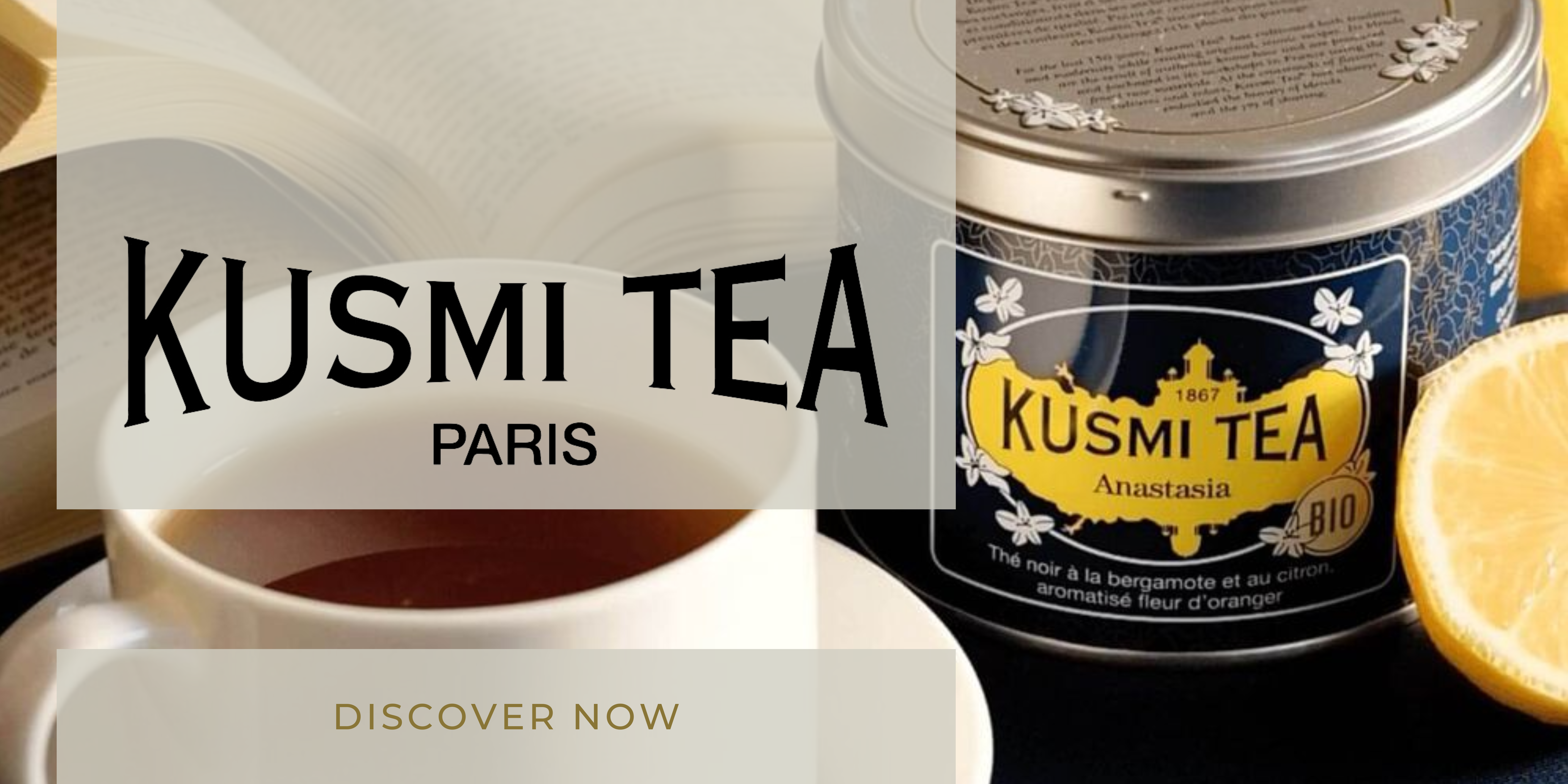 Kusmi Tea, Spearmint Green Tea, Organic Blend of Green Tea with Mint, Enjoy Hot or Iced