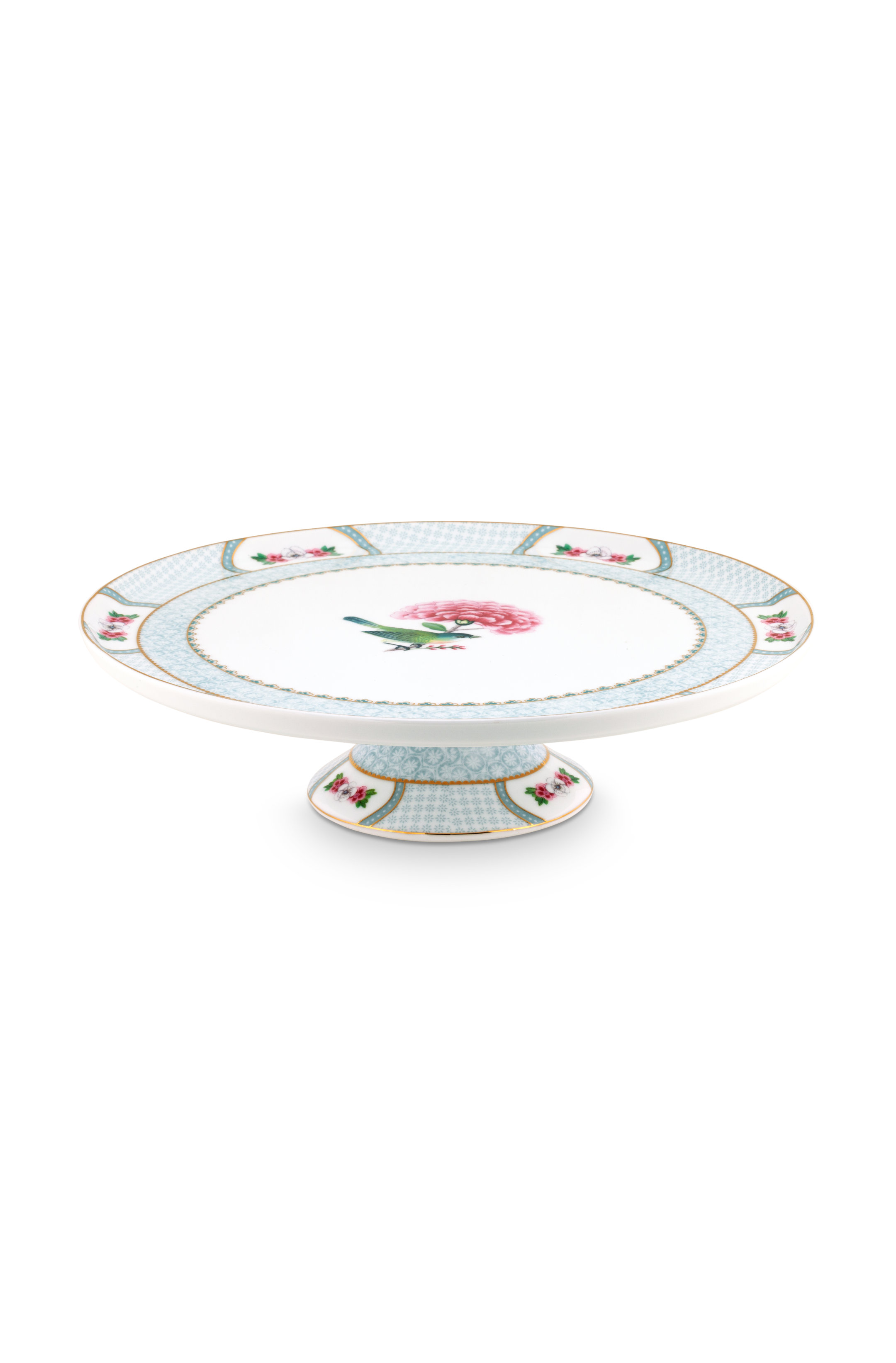 Pip Studio Blushing Birds White Cake Plate