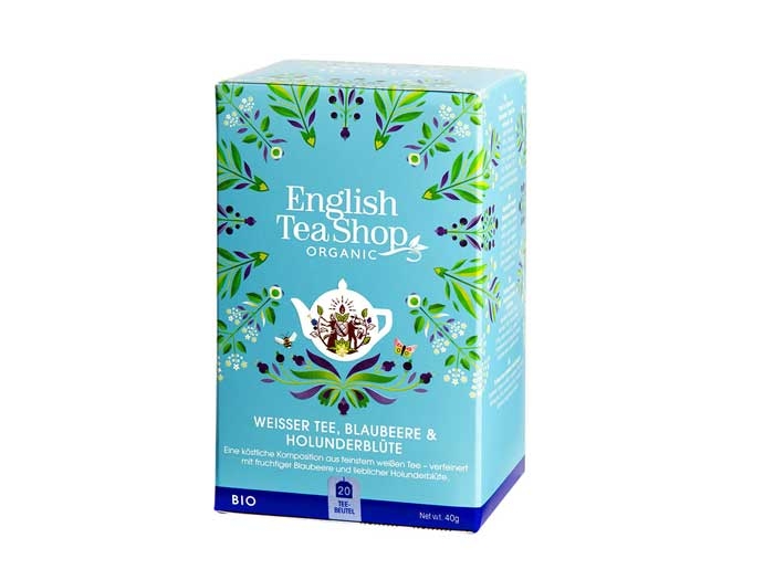 English Tea Shop Blaubeeren + Holunderblüte (Bio)
