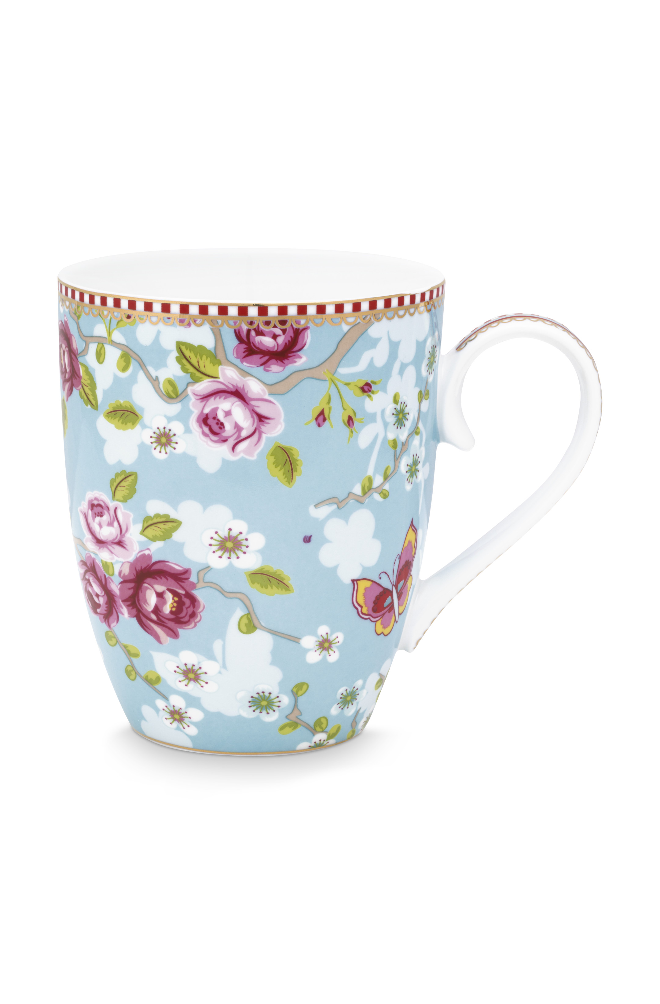 Pip Studio Early Bird Mug Large Chinese Rose Blue