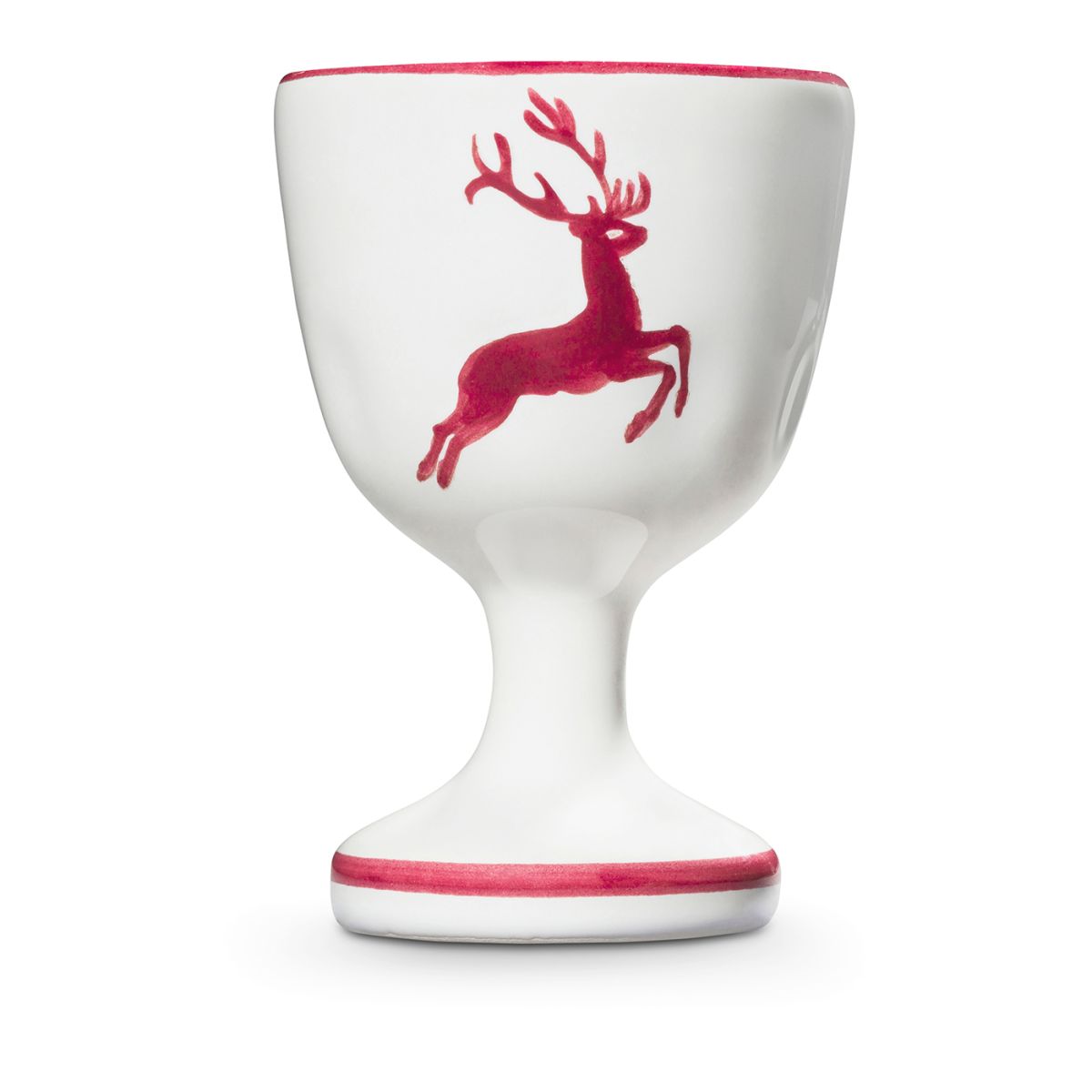 Eierbecher Weinrote Hirsche (4.9 cm) 