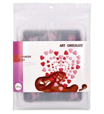 Frambooshart 120g reep - Art of Chocolate