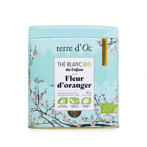 Thé blanc à la fleur d'oranger - Bio